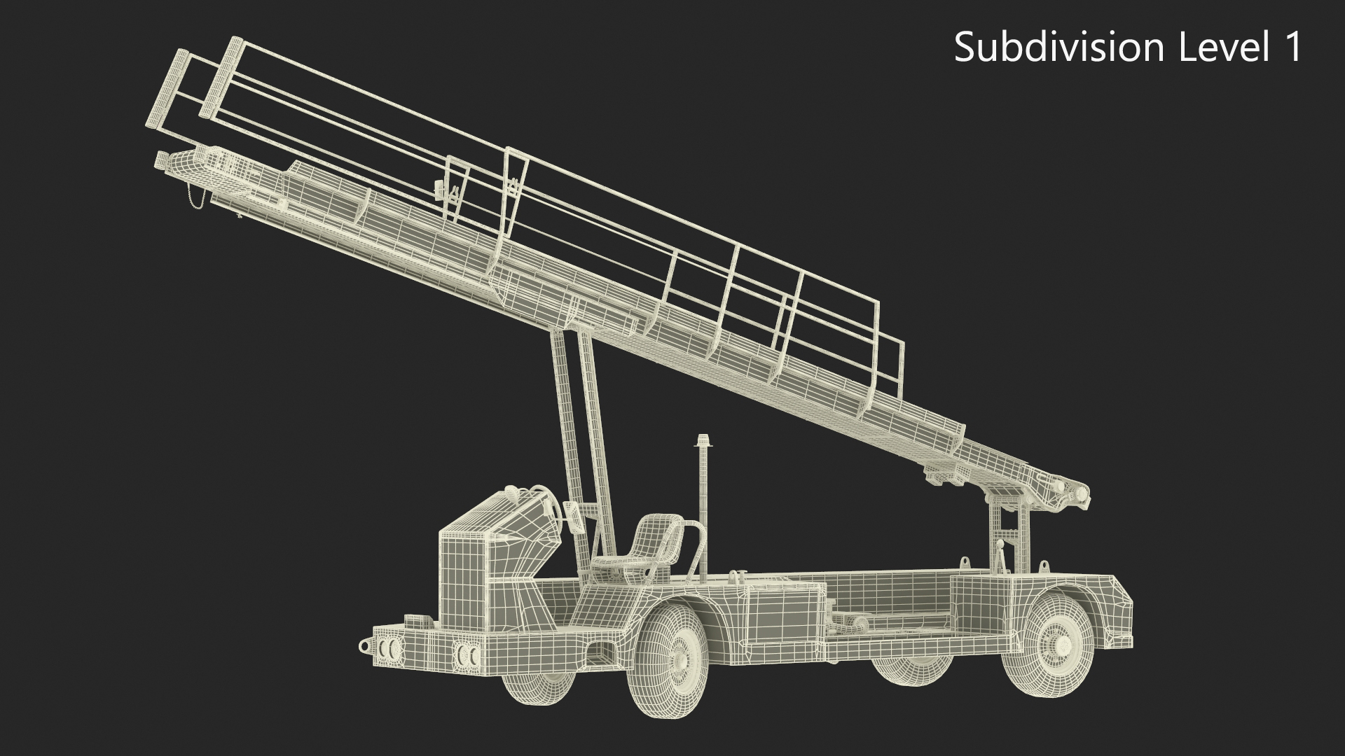 Aircraft Baggage Loading System TLD Rigged 3D