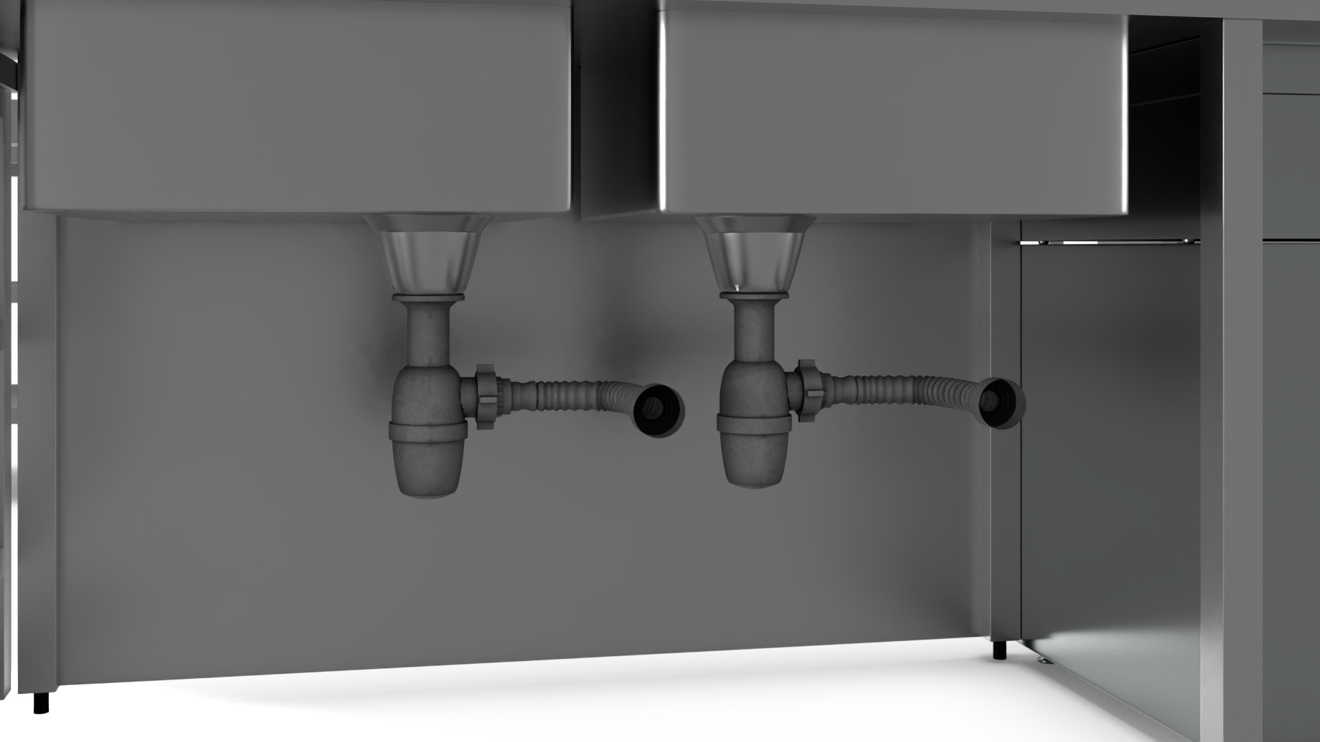 3D Commercial Kitchen Furniture model