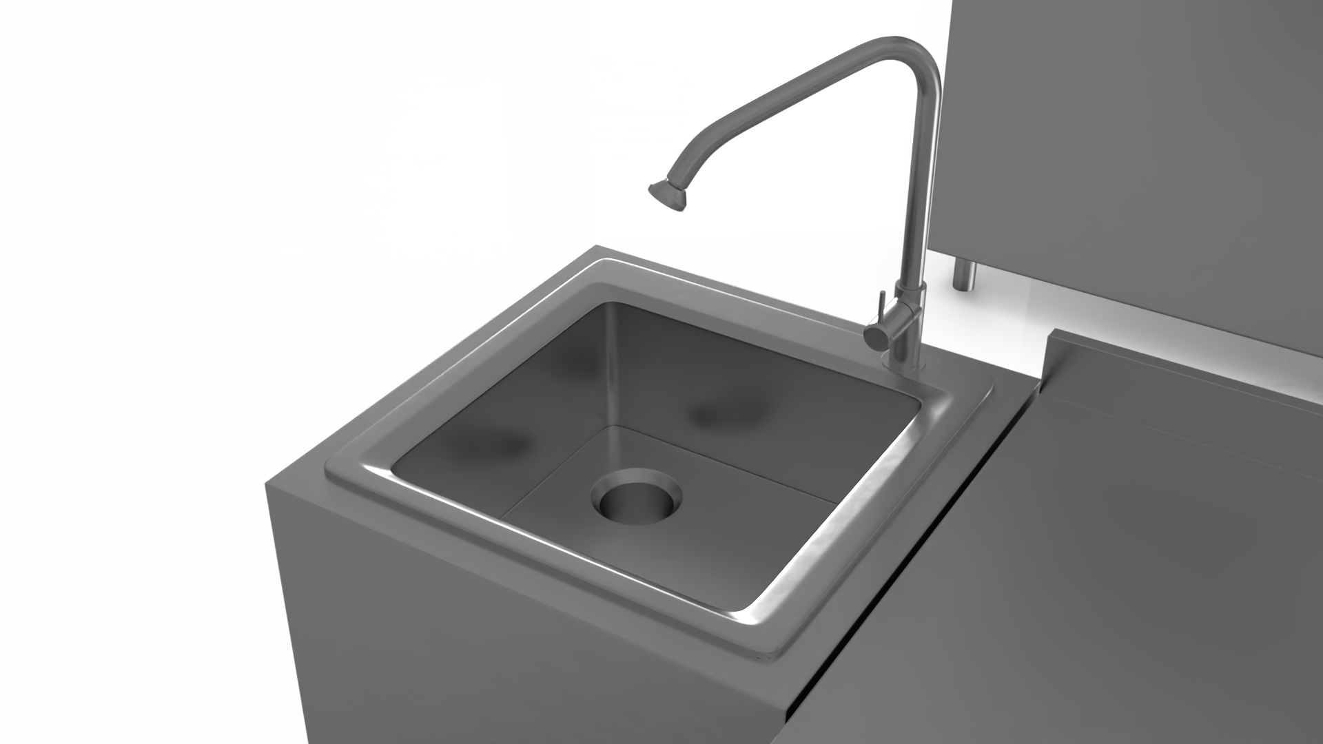 3D Commercial Kitchen Furniture model