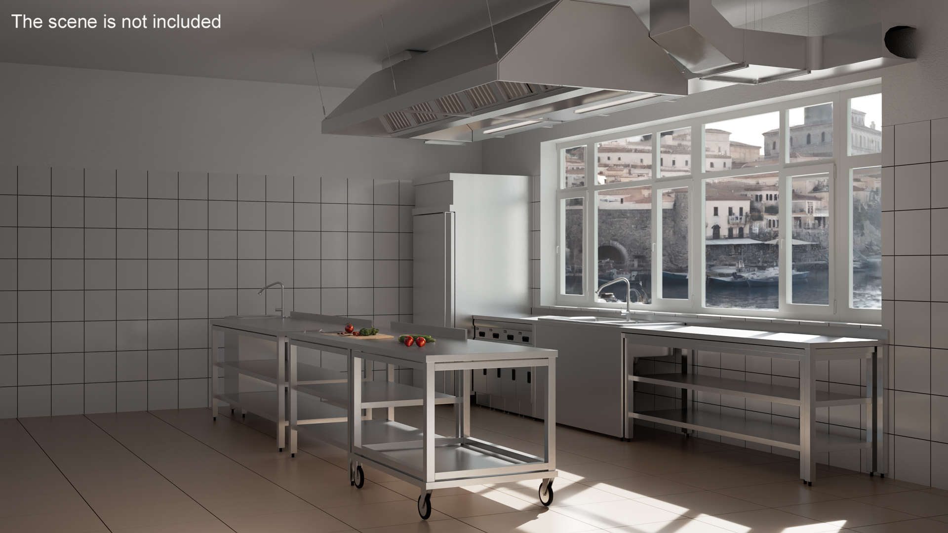 3D Commercial Kitchen Furniture model