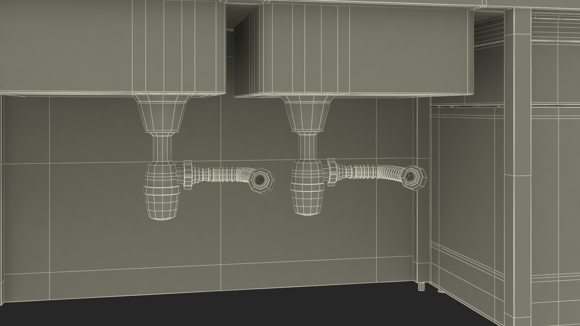 3D Commercial Kitchen Furniture model