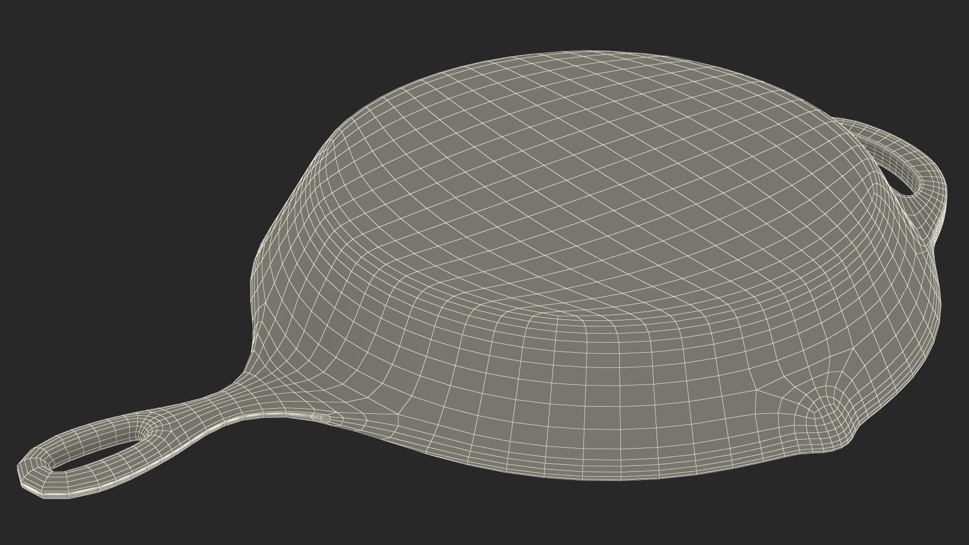 3D model Cast Iron Frying Pan