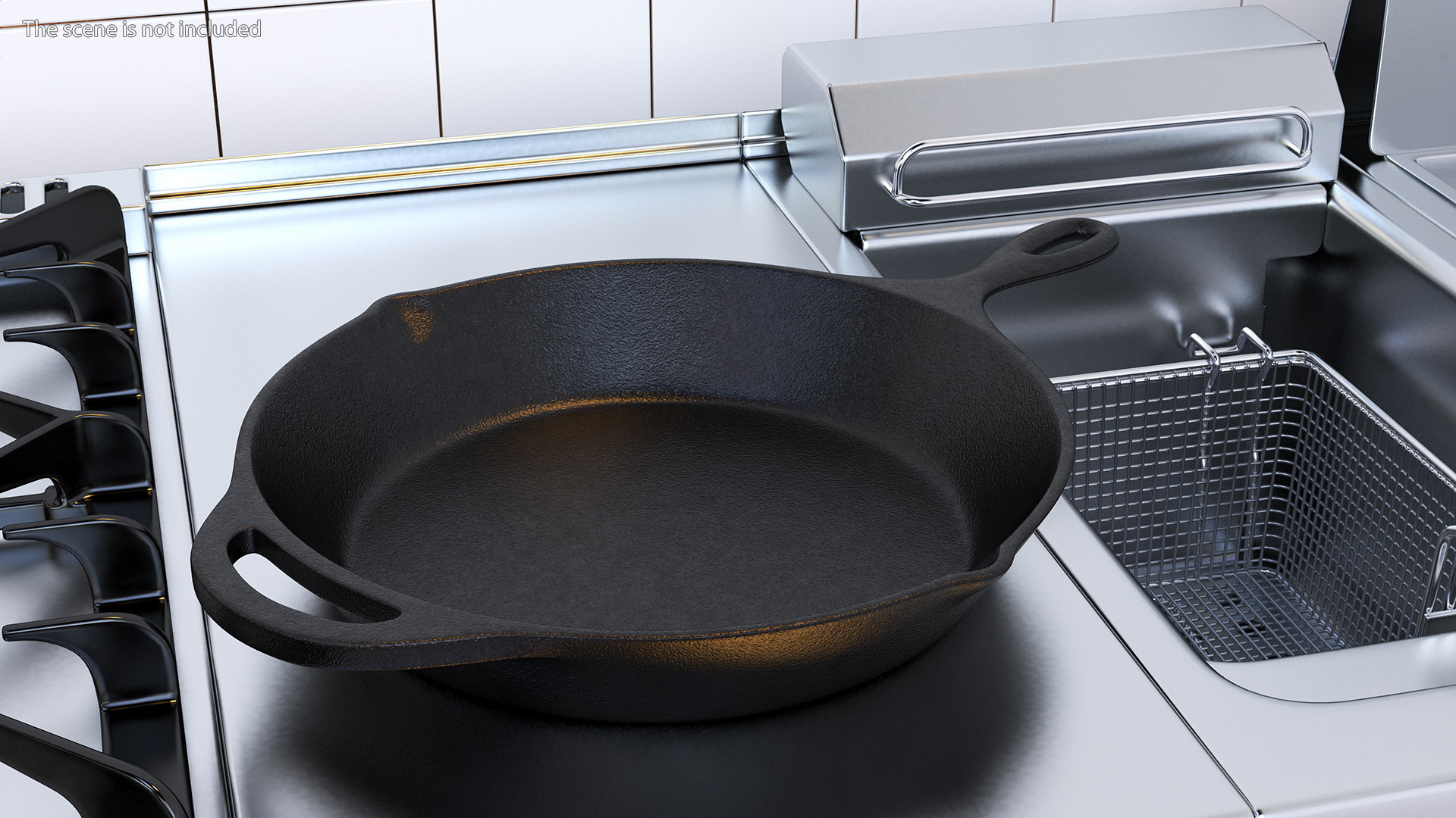 3D model Cast Iron Frying Pan