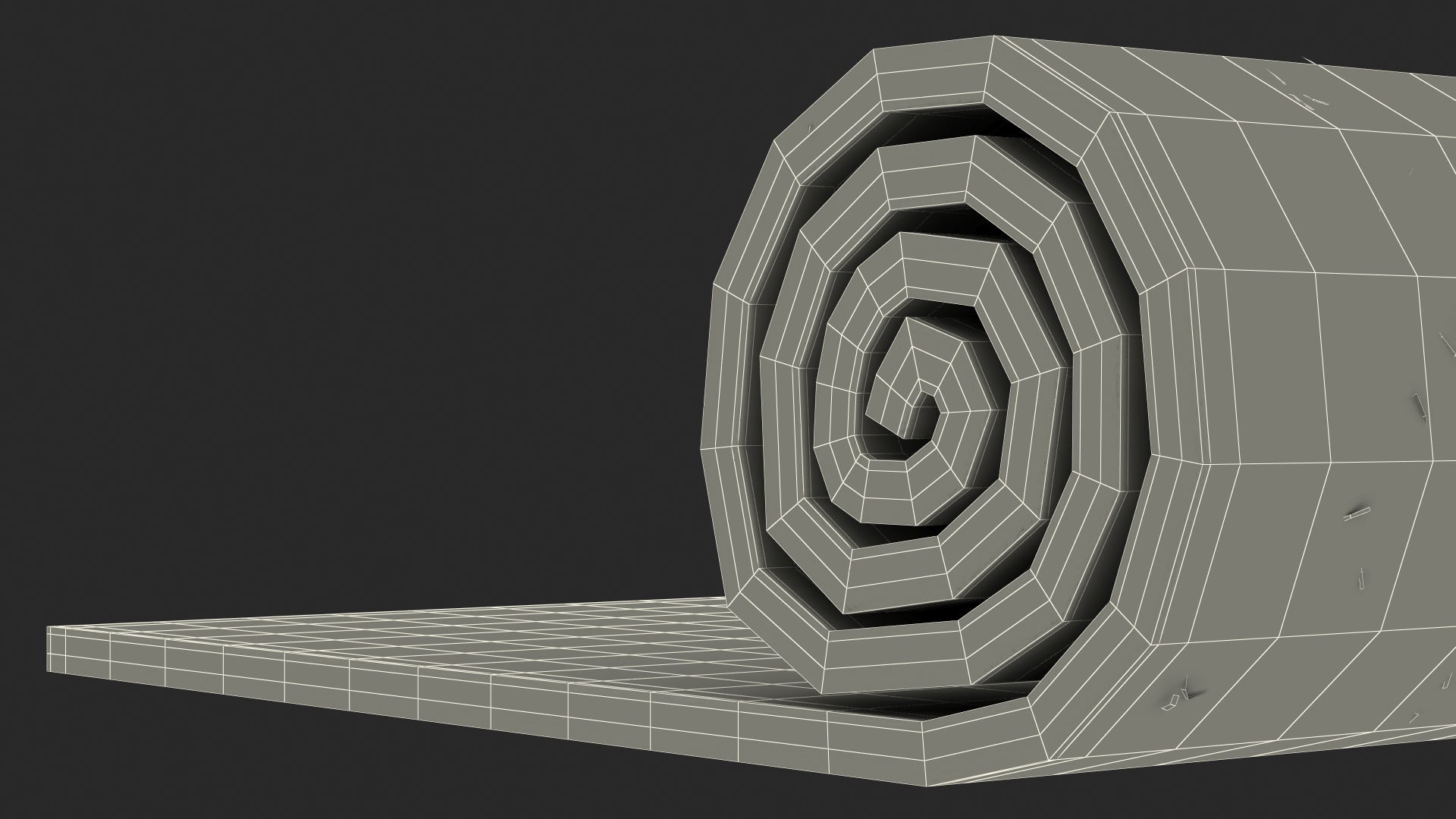 Lawn Turf Roll 3D model