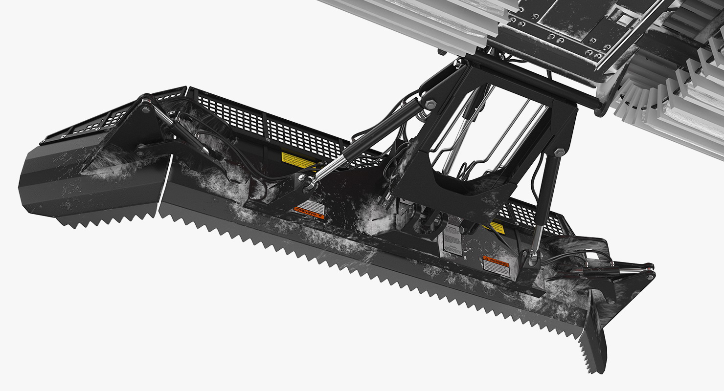 3D model PISTENBULLY 100 Snowcat Rigged