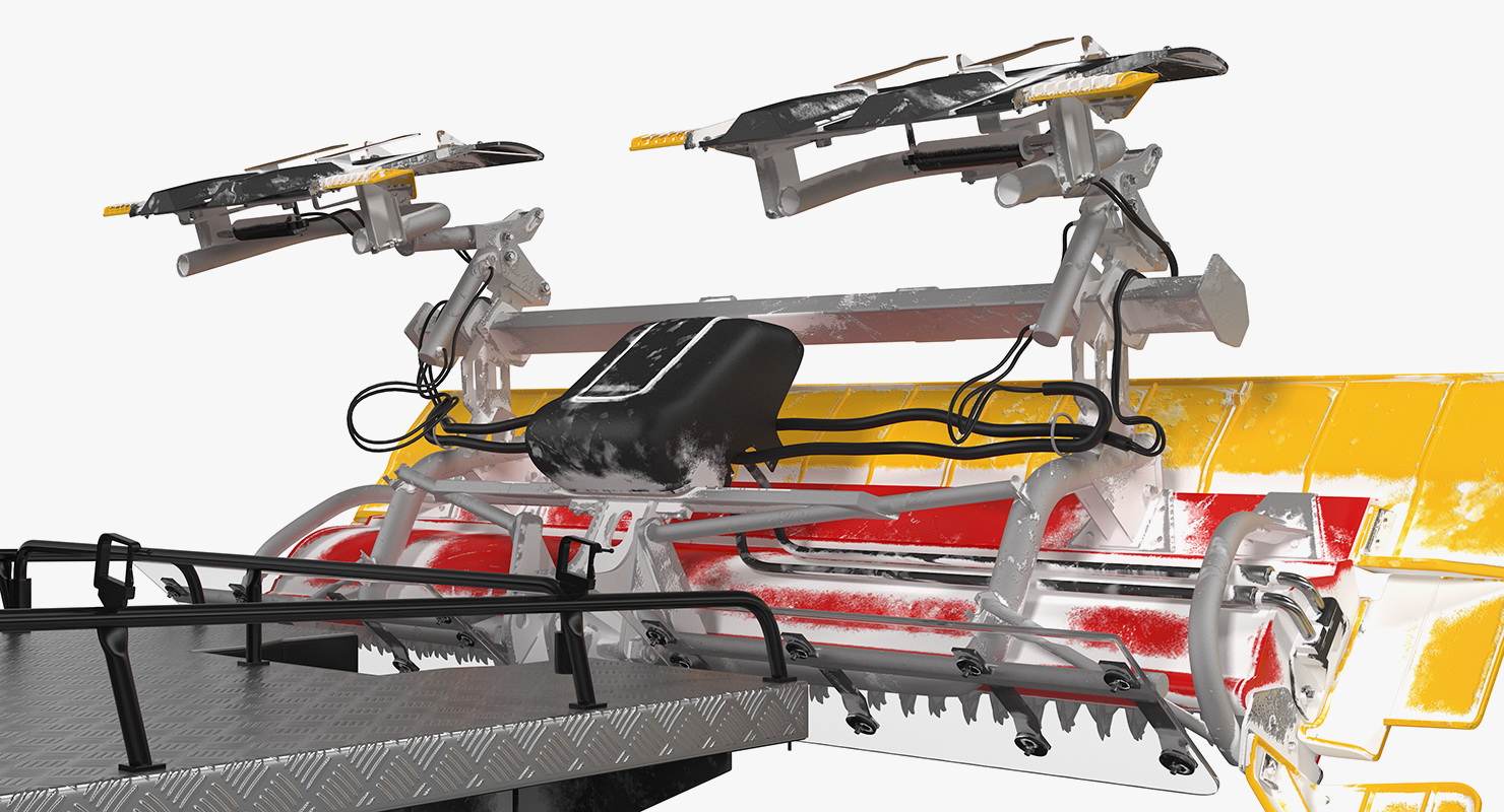 3D model PISTENBULLY 100 Snowcat Rigged