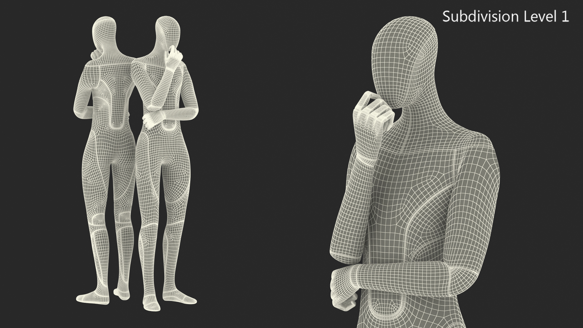 3D Tesla Bot Standing Pose model