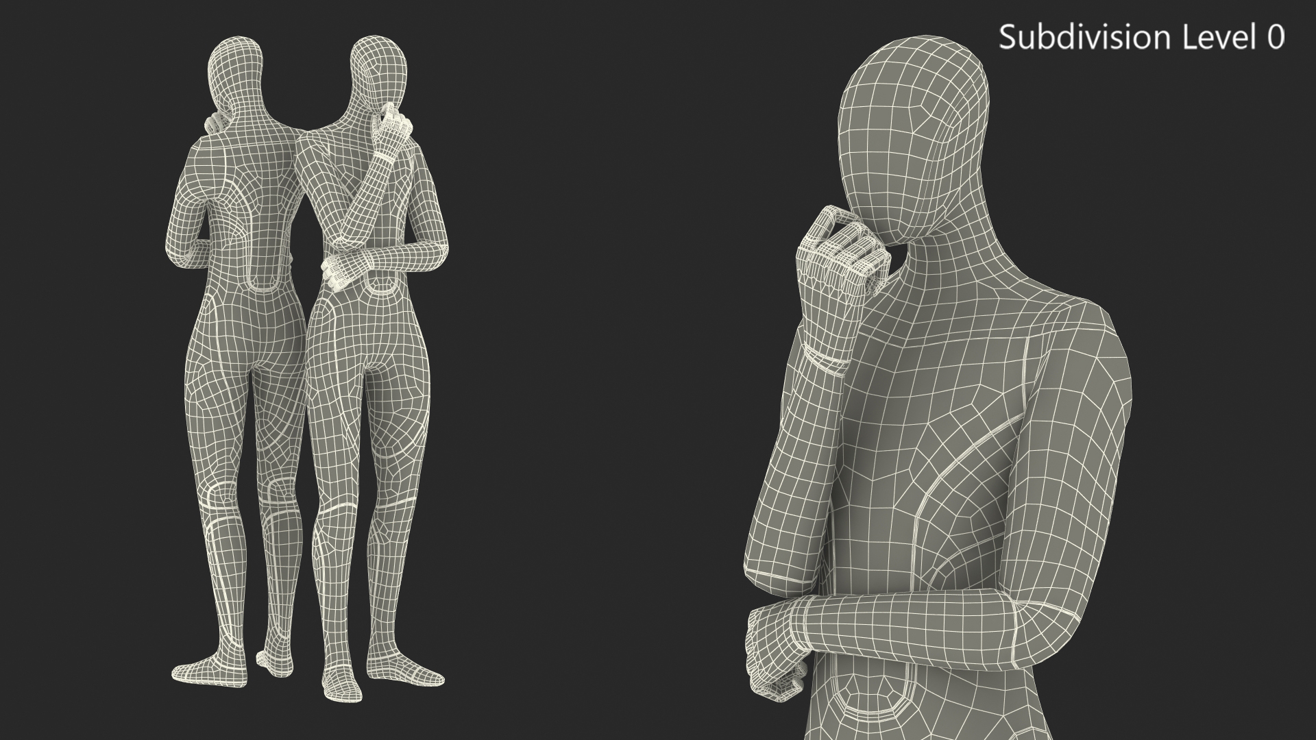 3D Tesla Bot Standing Pose model