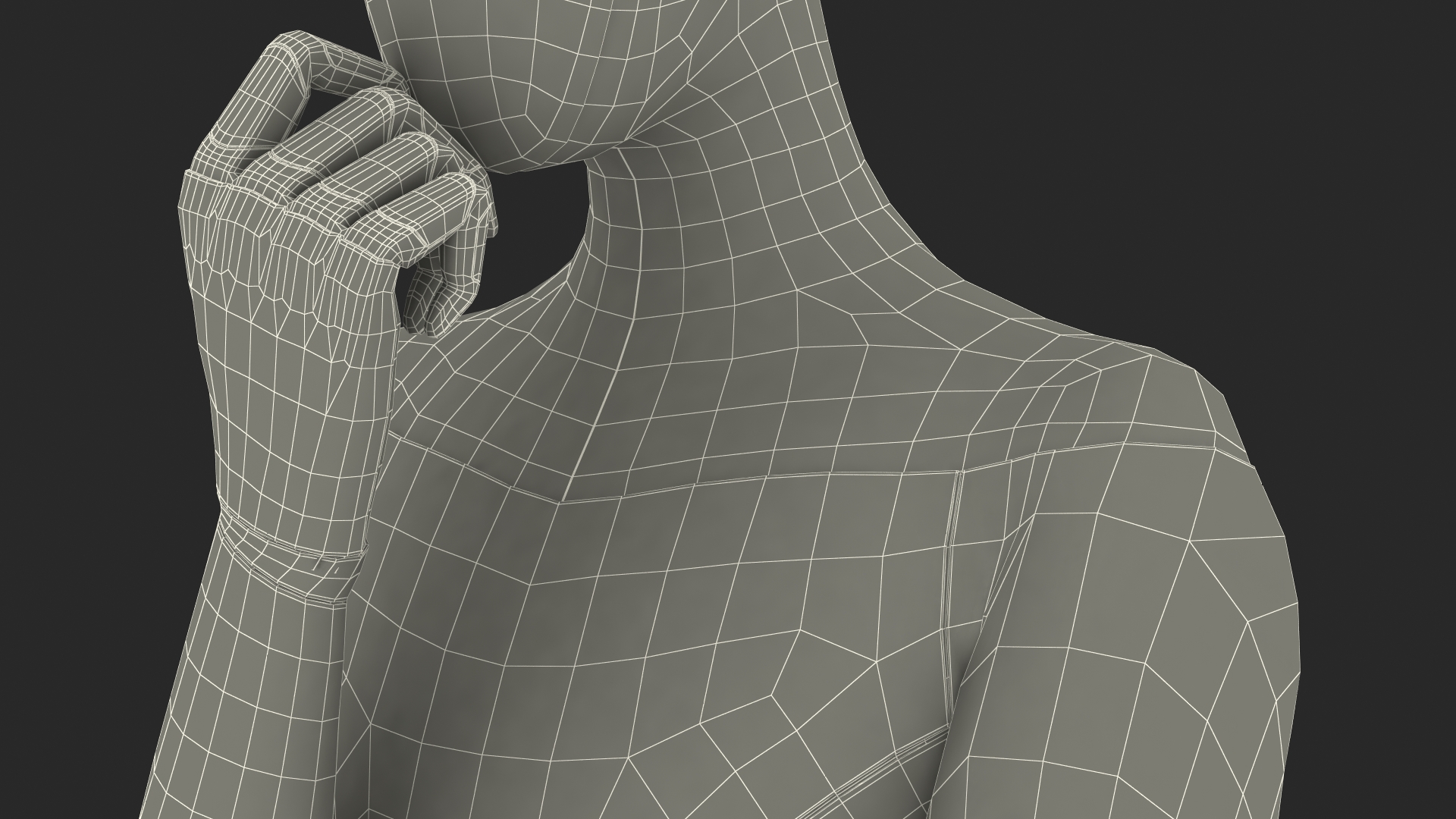 3D Tesla Bot Standing Pose model