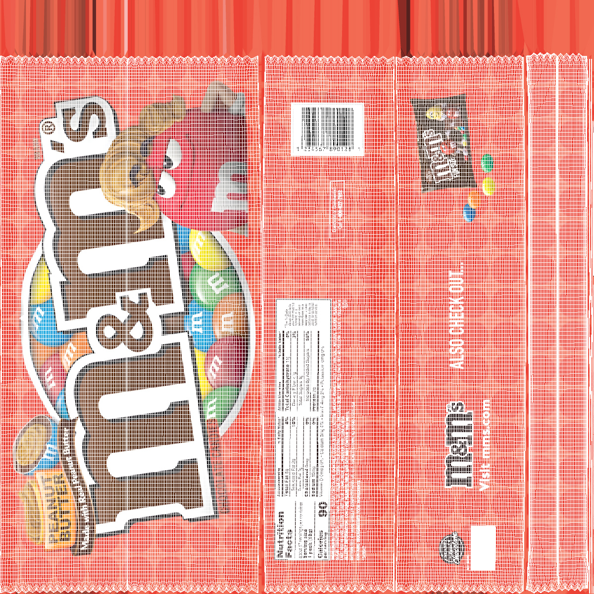 3D Candy Package M and Ms Red