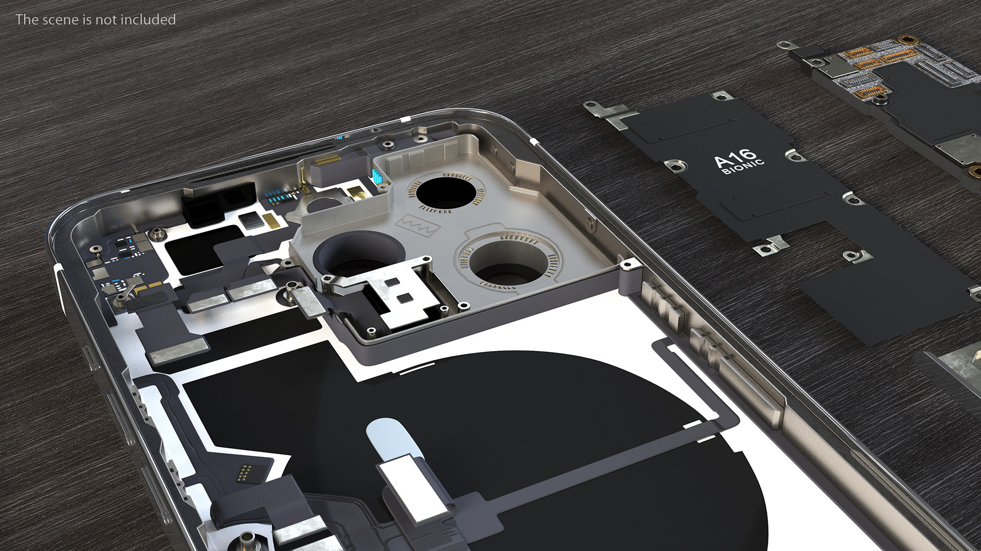 iPhone 14 Pro Fully Disassembled 3D