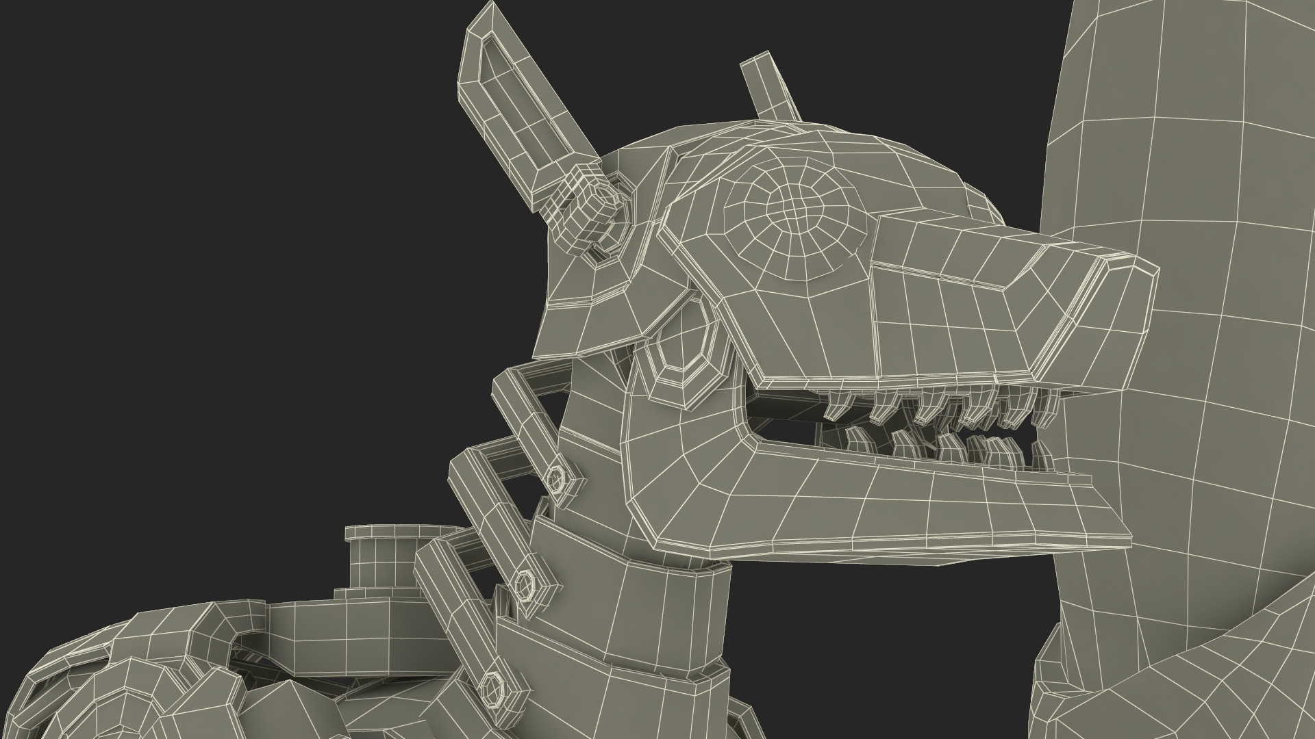Sci Fi Cop with Robotic Dog Rigged 3D model