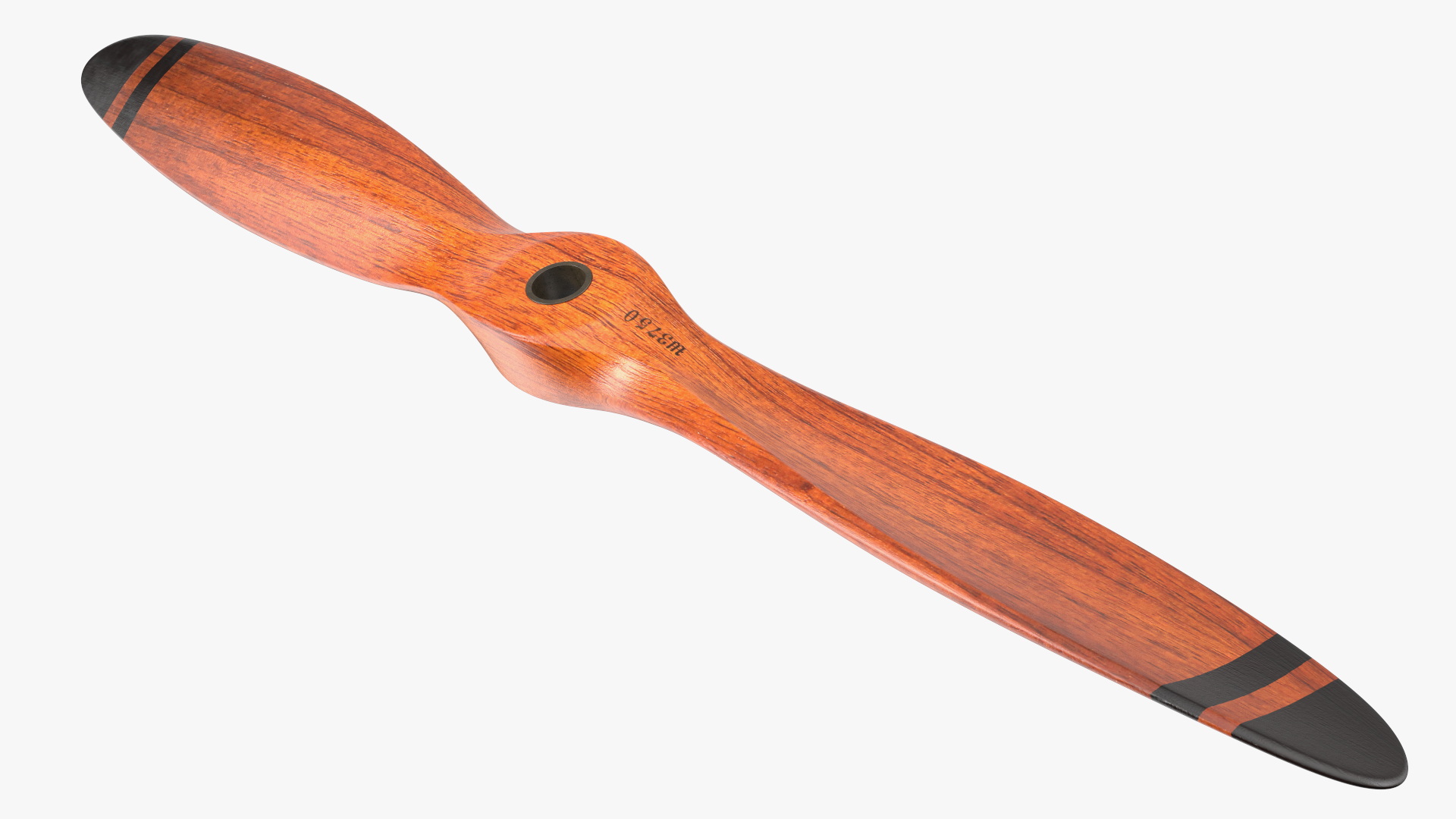 3D Vintage Wooden Airplane Propeller model