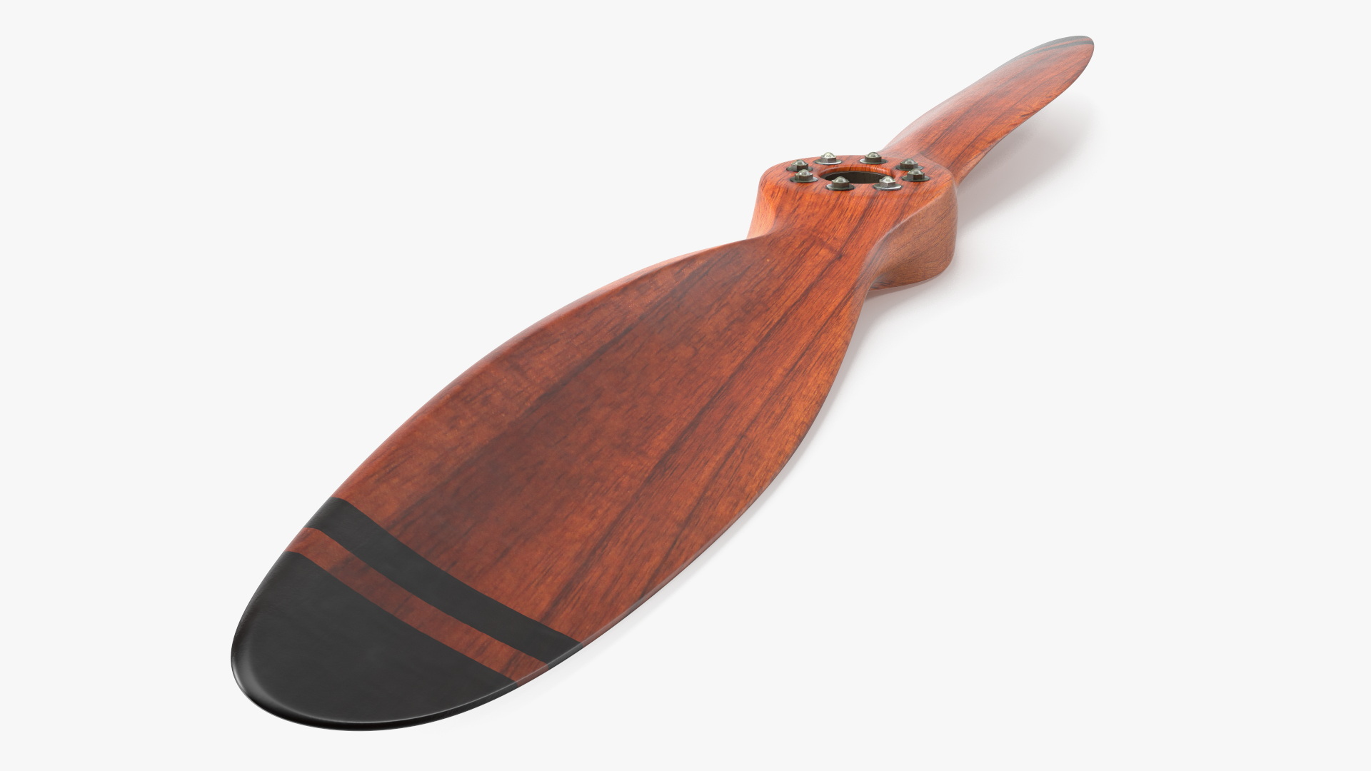 3D Vintage Wooden Airplane Propeller model