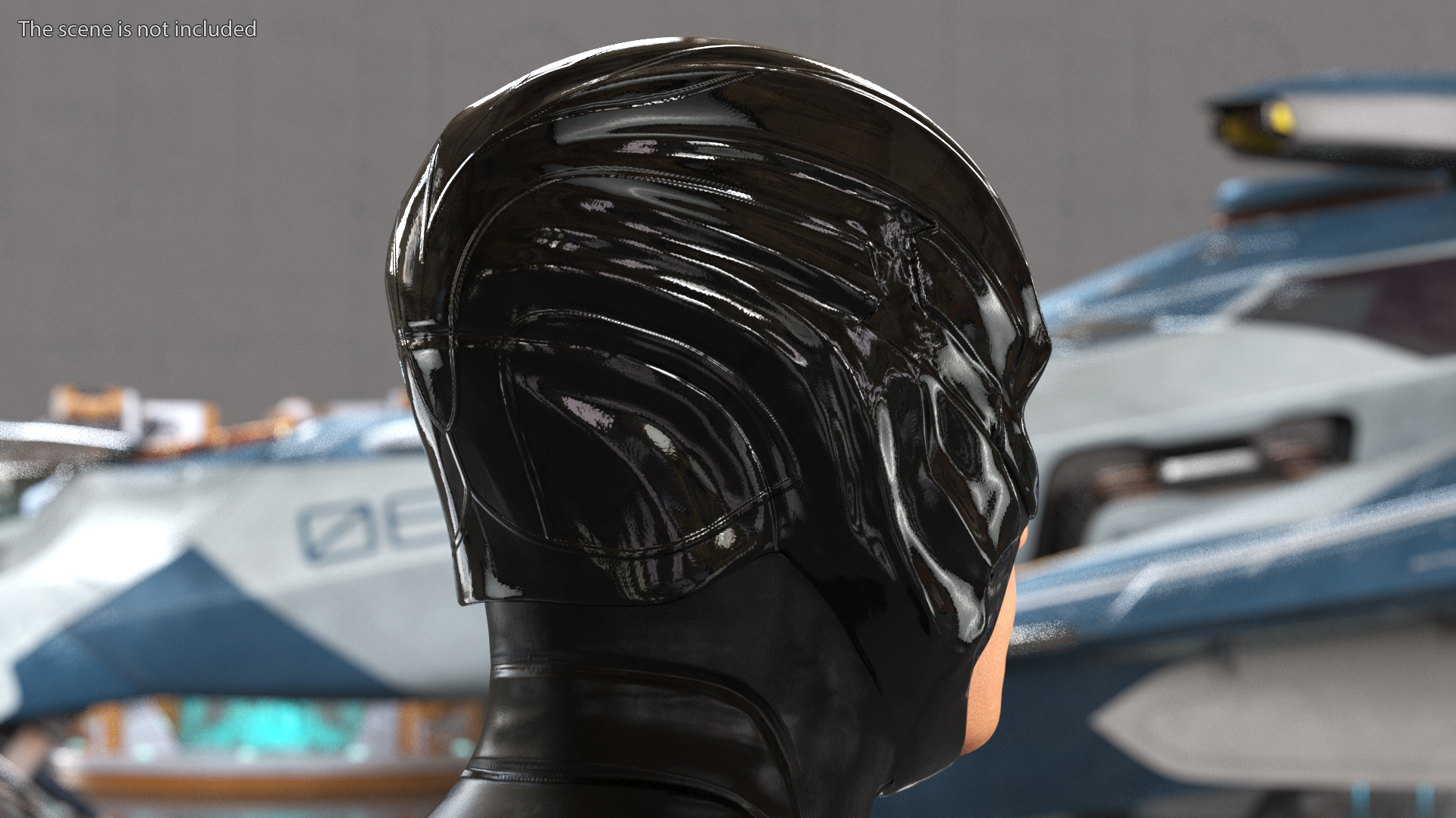 3D Superhero Character A-pose