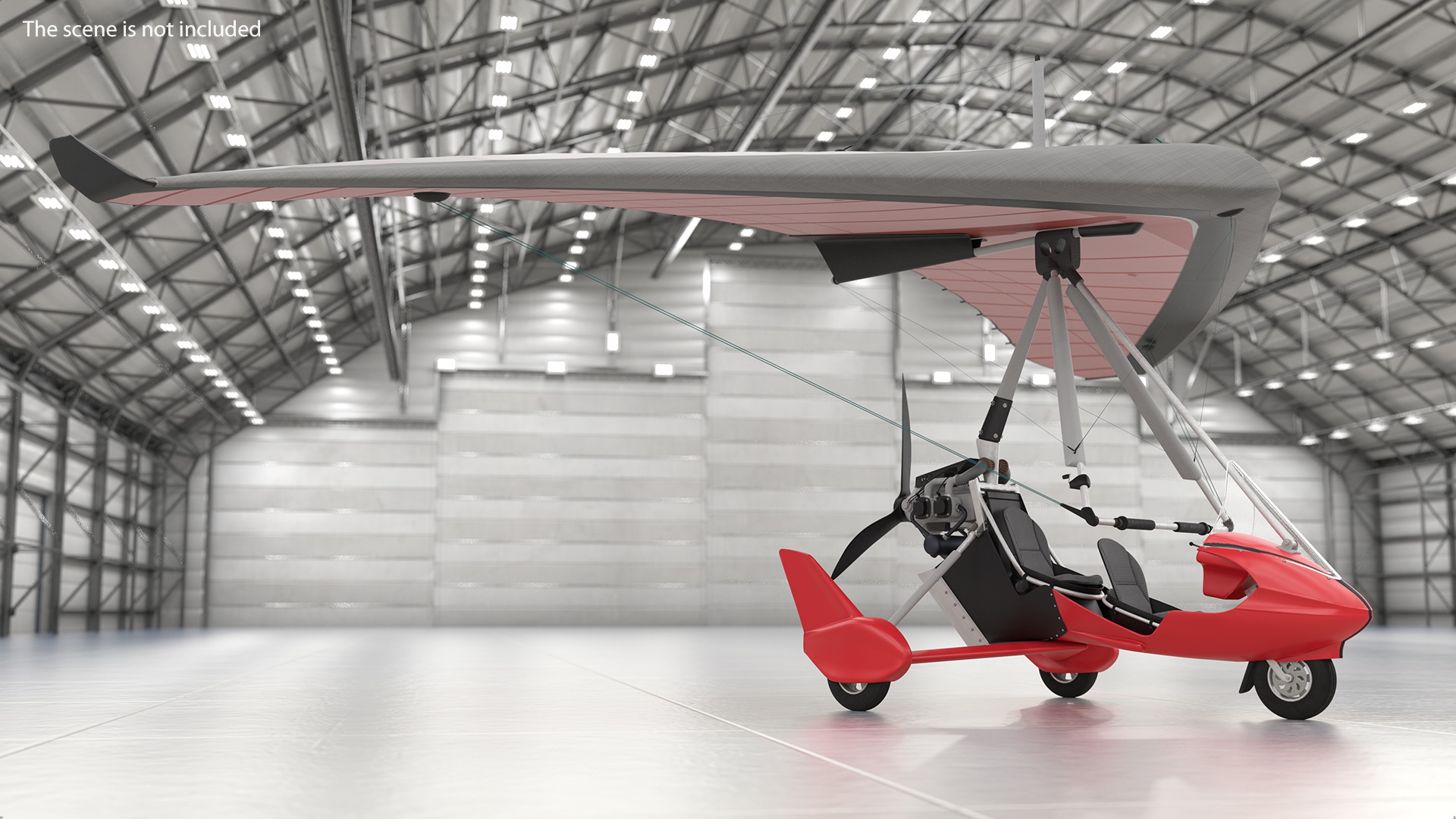 3D Tandem Ultralight Trike Generic