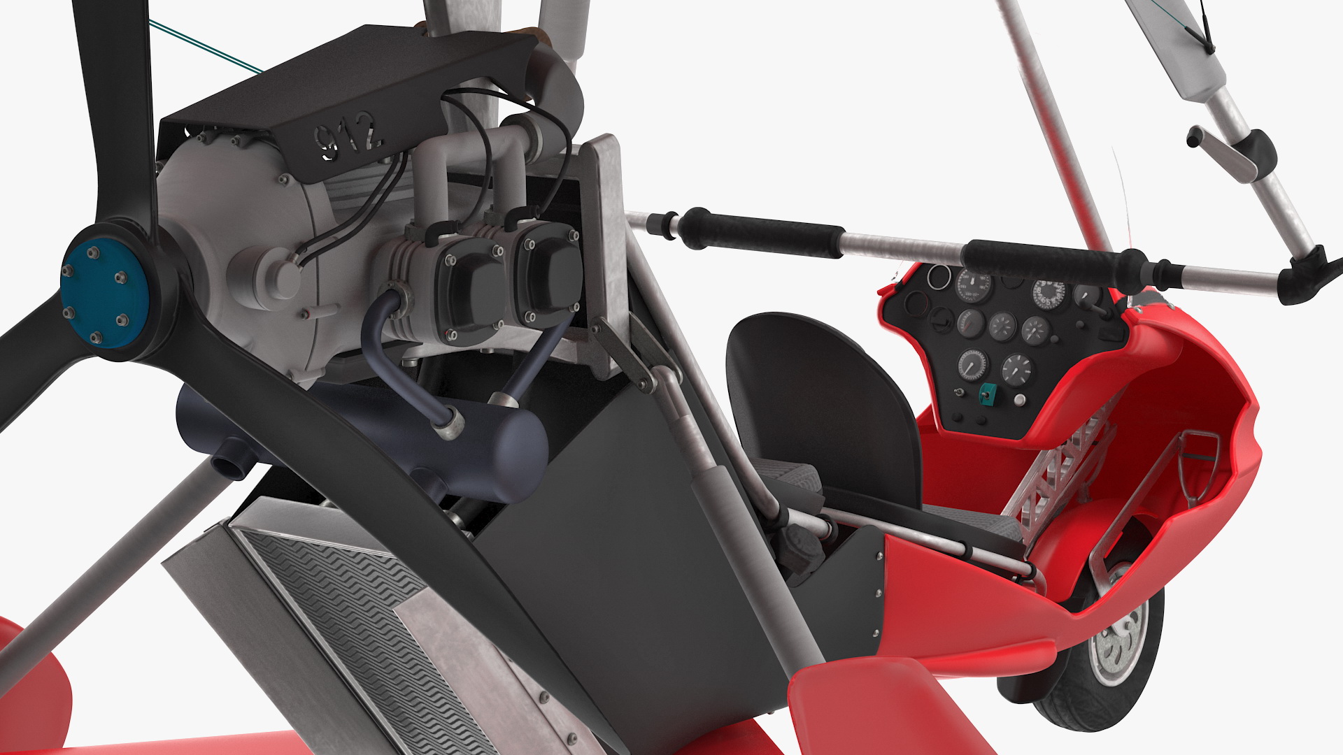 3D Tandem Ultralight Trike Generic