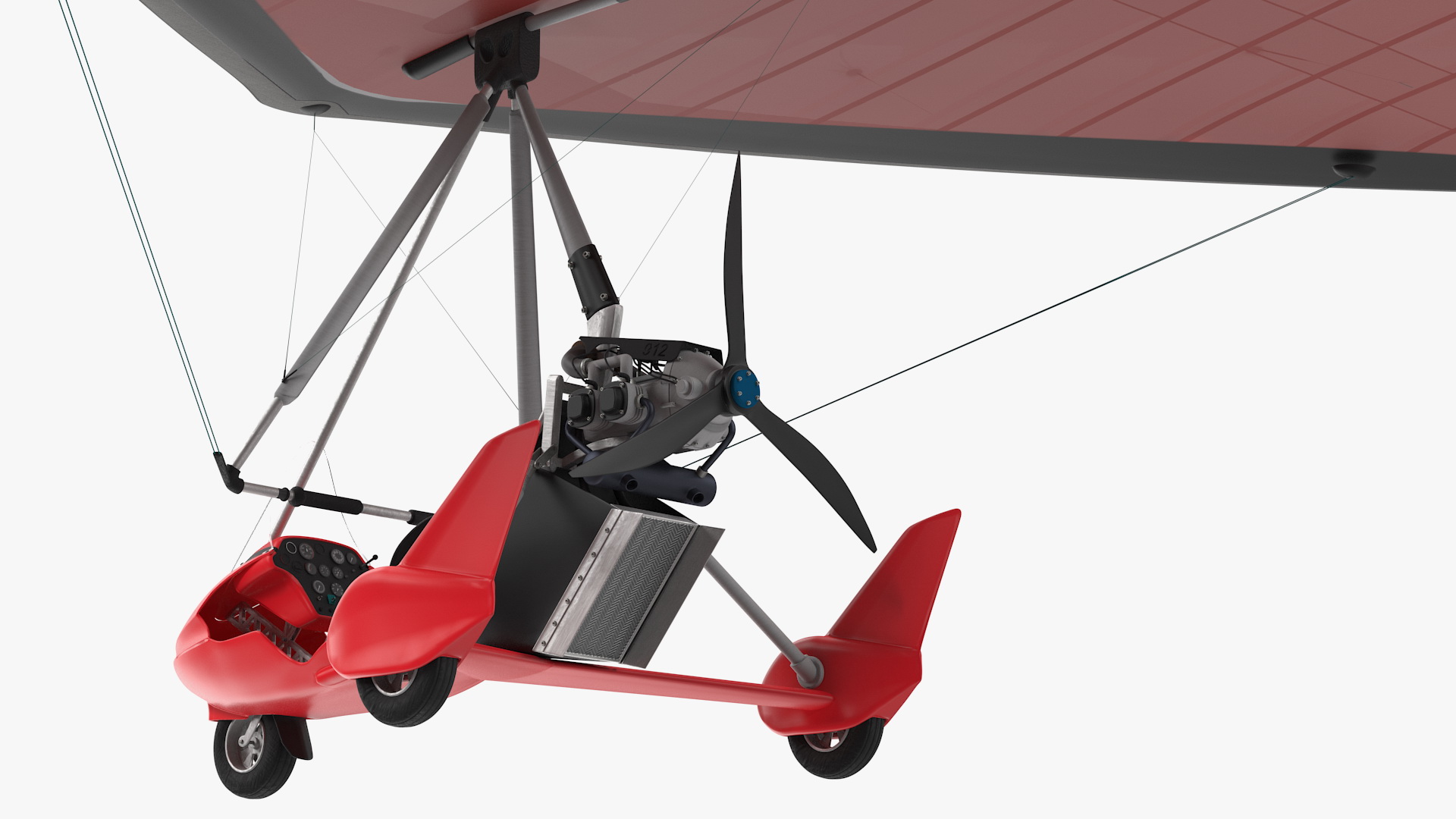 3D Tandem Ultralight Trike Generic