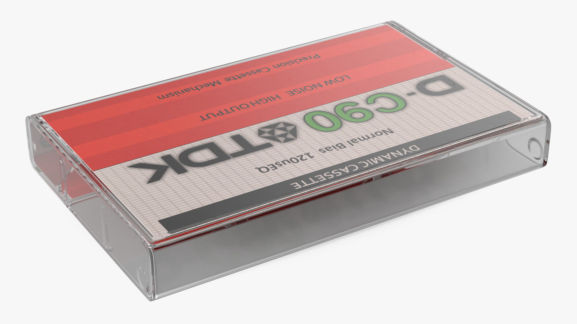 TDK Cassette Box Empty 3D