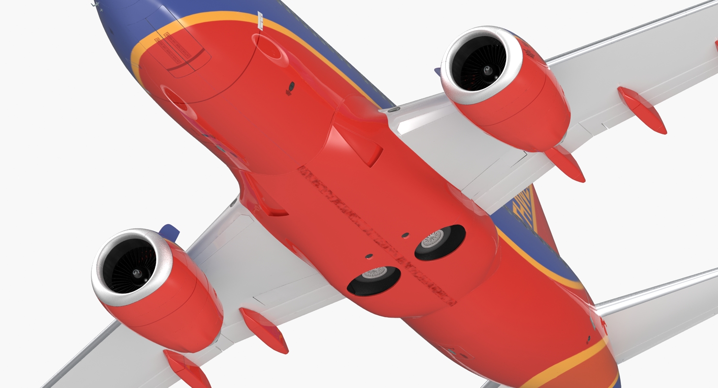Boeing 737 700 with Interior Southwest Airlines 3D