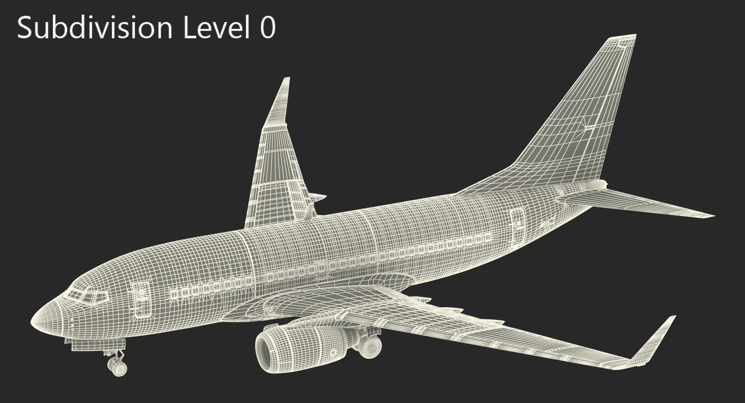 Boeing 737 700 with Interior Southwest Airlines 3D