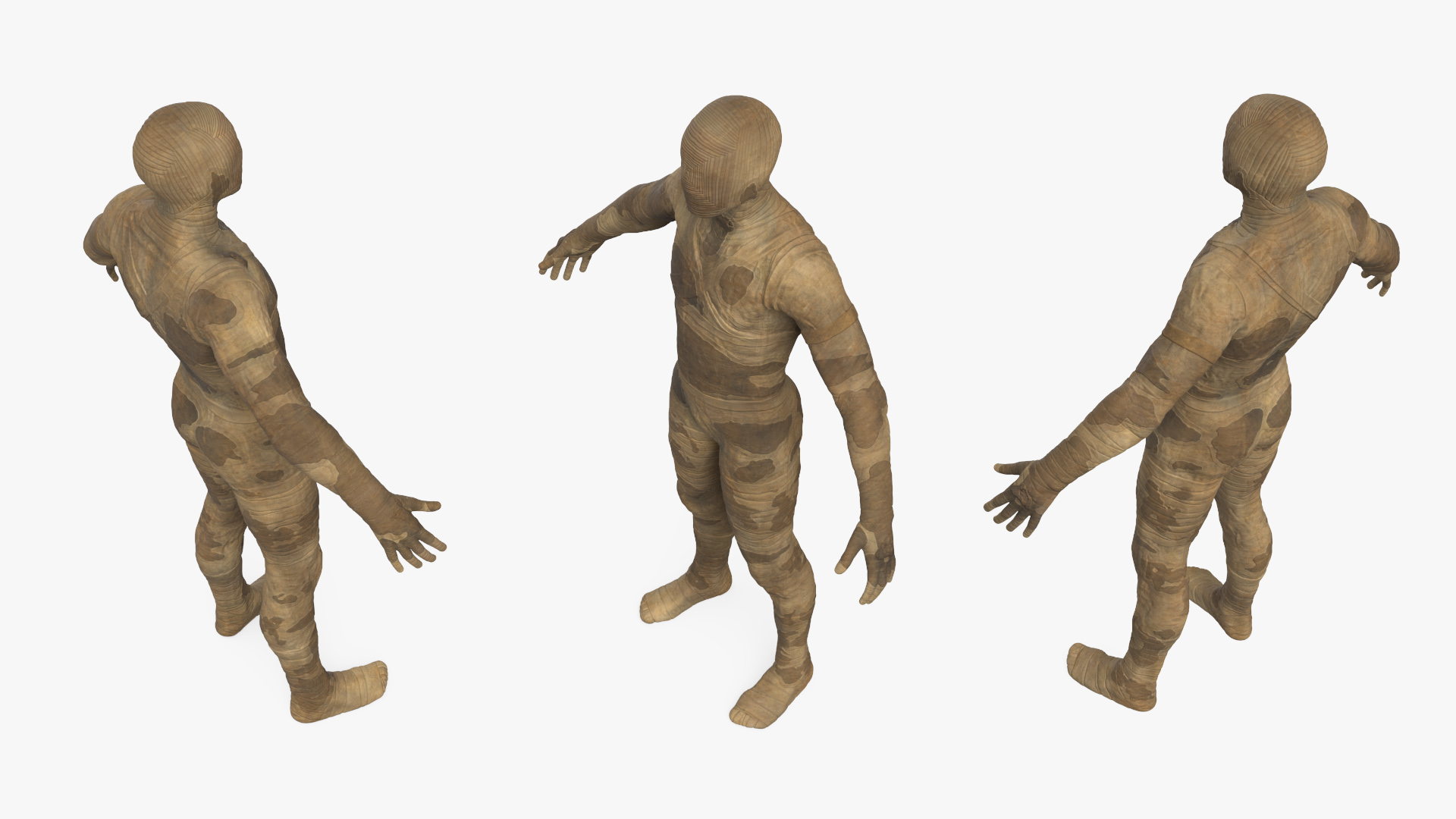 Mummy A-Pose 3D