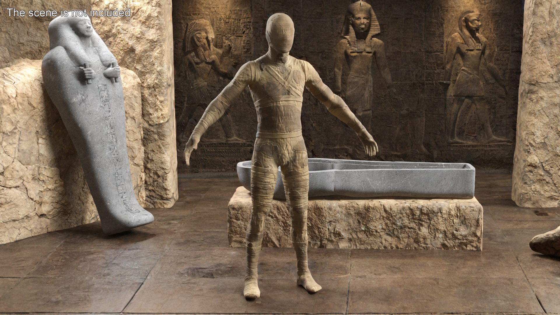 Mummy A-Pose 3D