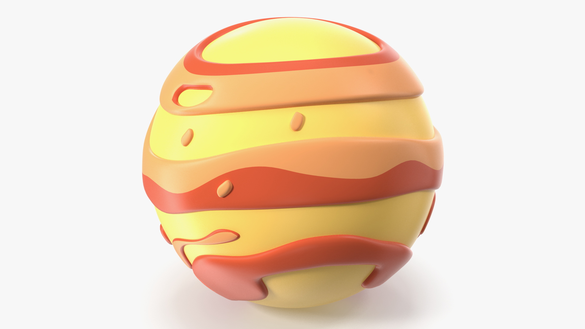 3D model Cartoon Planet Venus