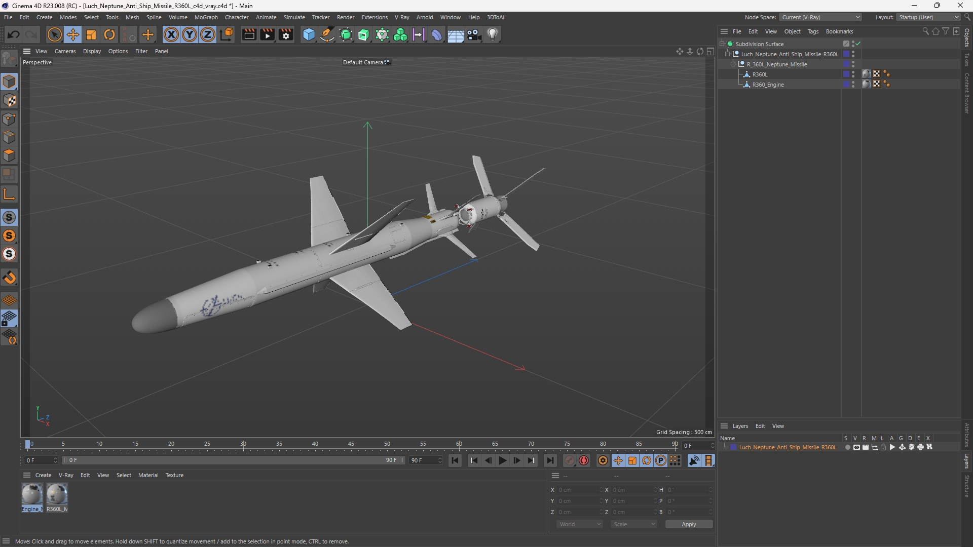 Luch Neptune Anti Ship Missile R360L - view 12