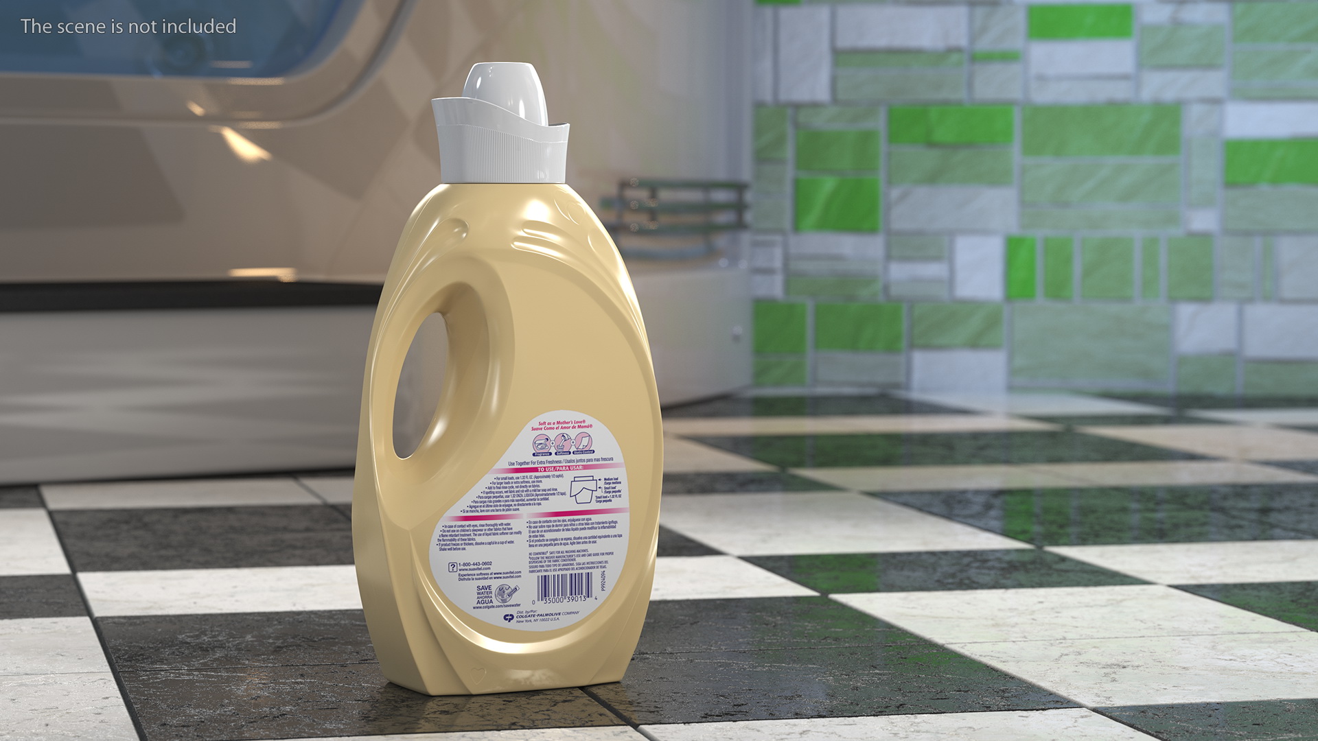 3D model Suavitel Heavenly Vanilla Liquid Fabric Softener Medium