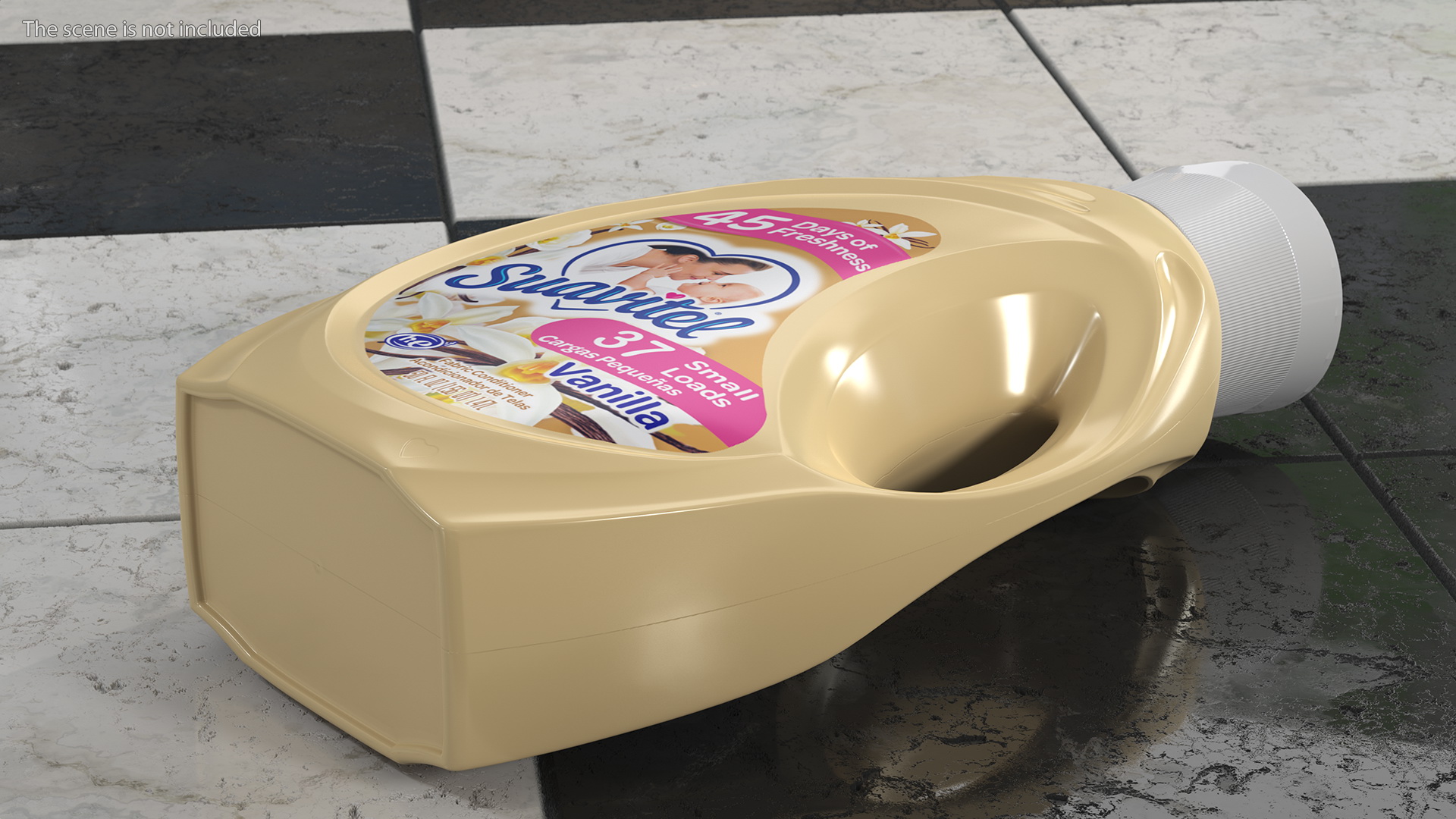 3D model Suavitel Heavenly Vanilla Liquid Fabric Softener Medium