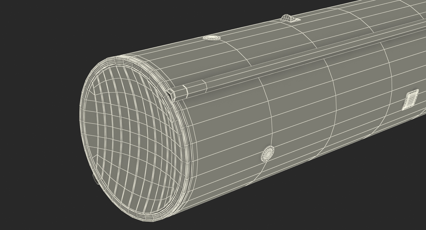 3D Falcon 9 First Stage with Landing Legs model