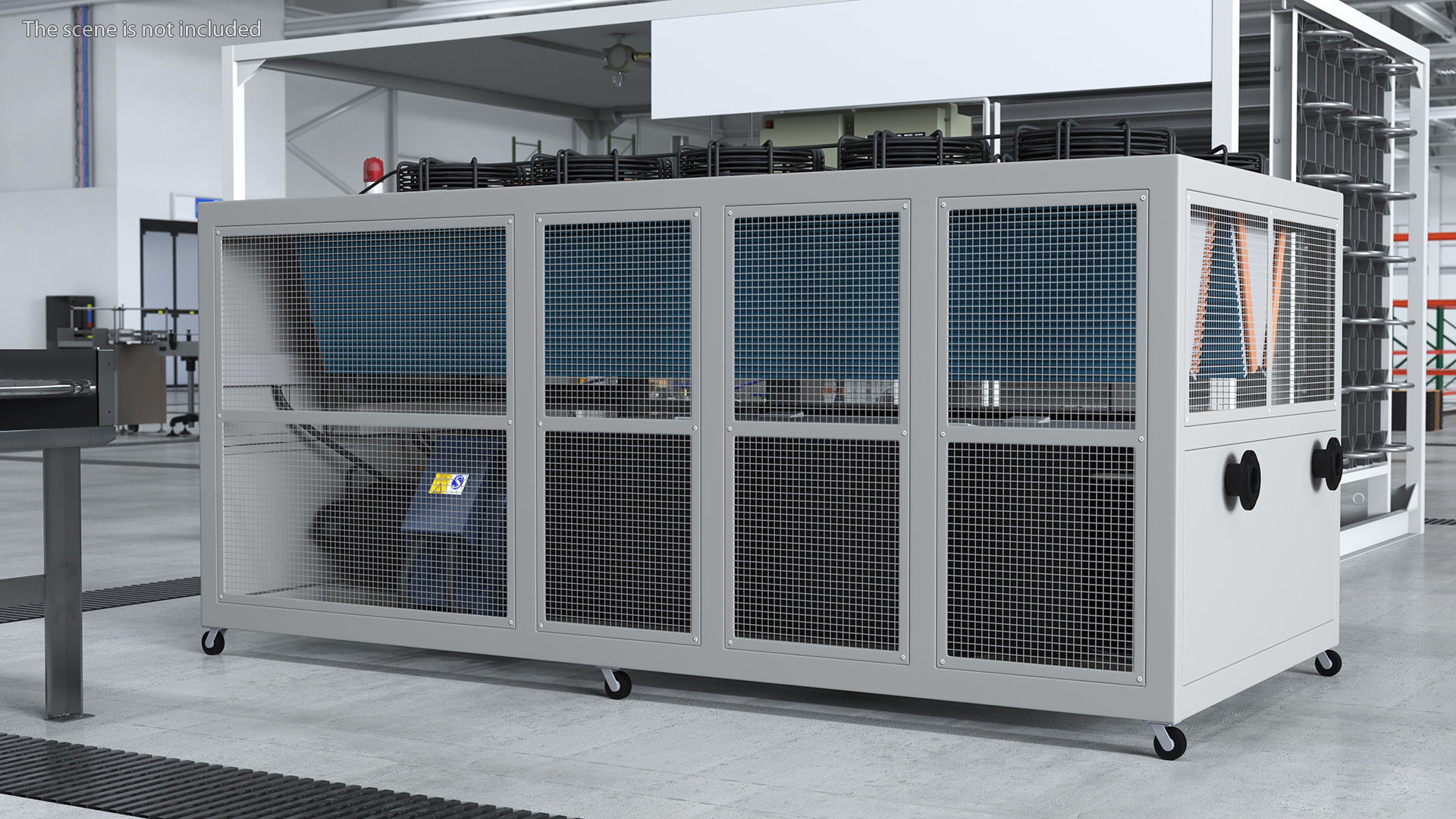 Screw Chiller for Fruit Puree 3D model