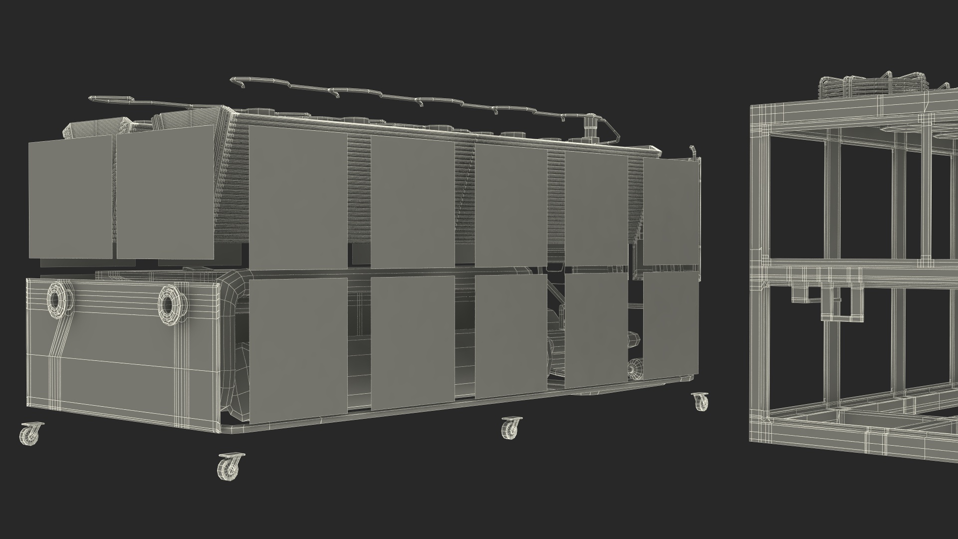 Screw Chiller for Fruit Puree 3D model