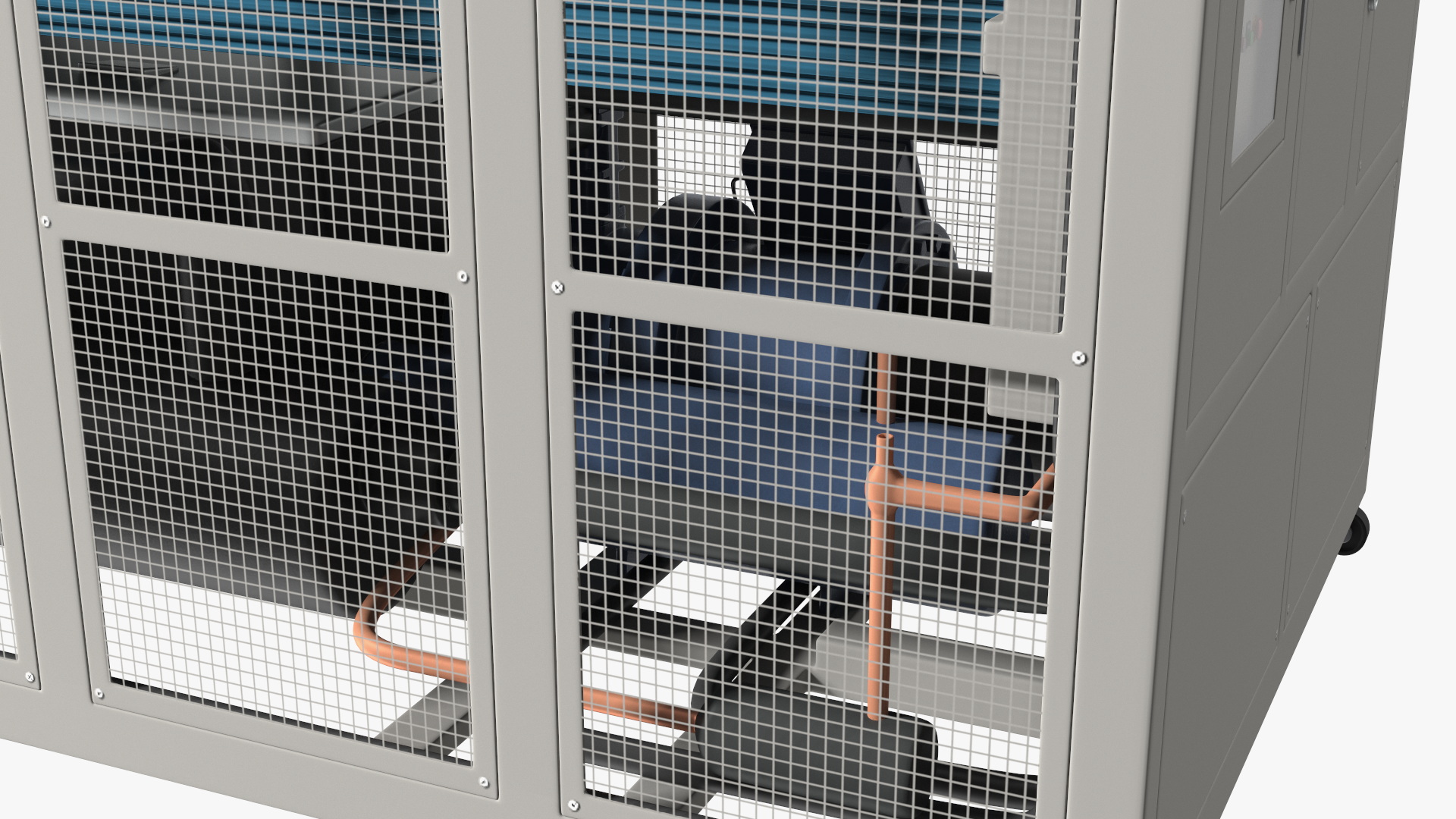 Screw Chiller for Fruit Puree 3D model