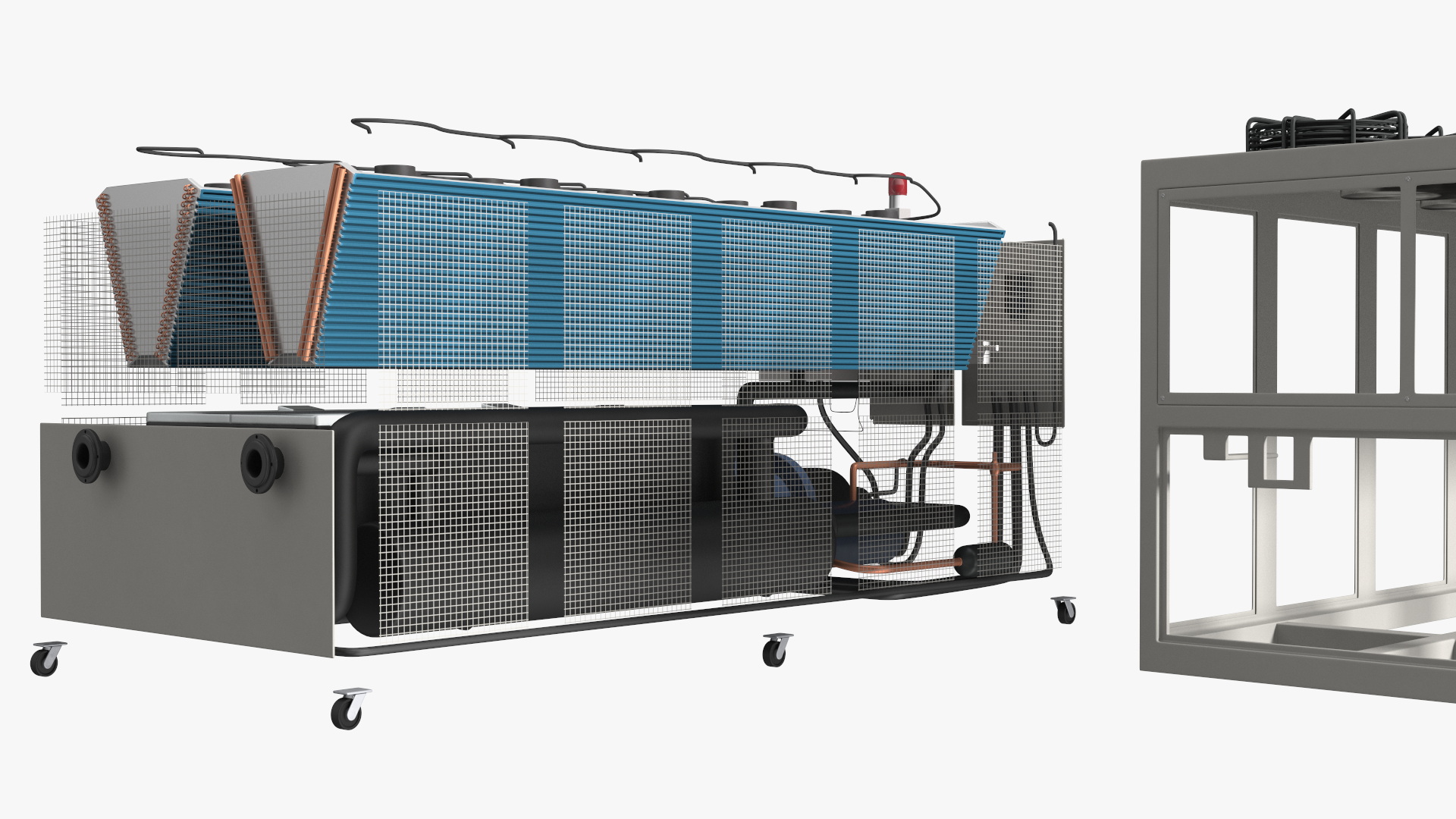 Screw Chiller for Fruit Puree 3D model
