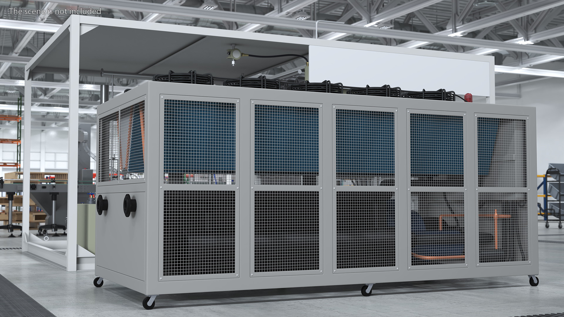 Screw Chiller for Fruit Puree 3D model