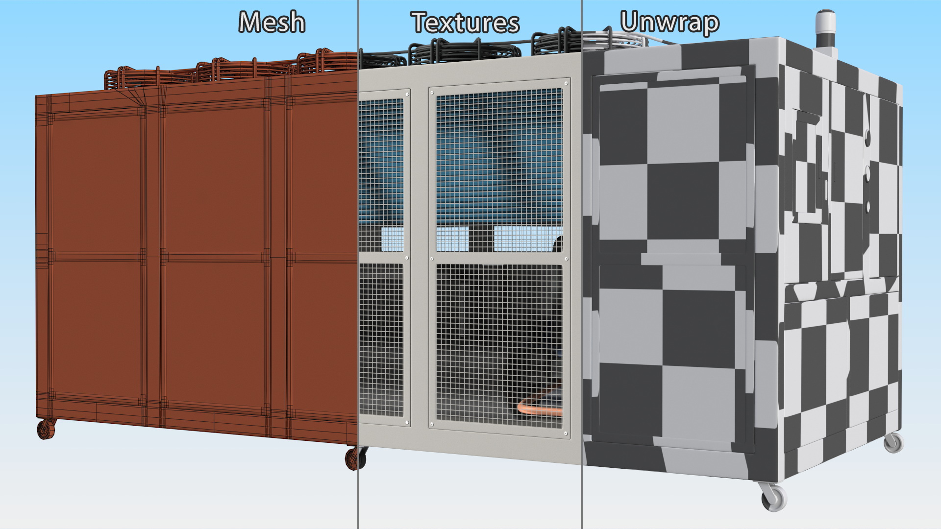 Screw Chiller for Fruit Puree 3D model