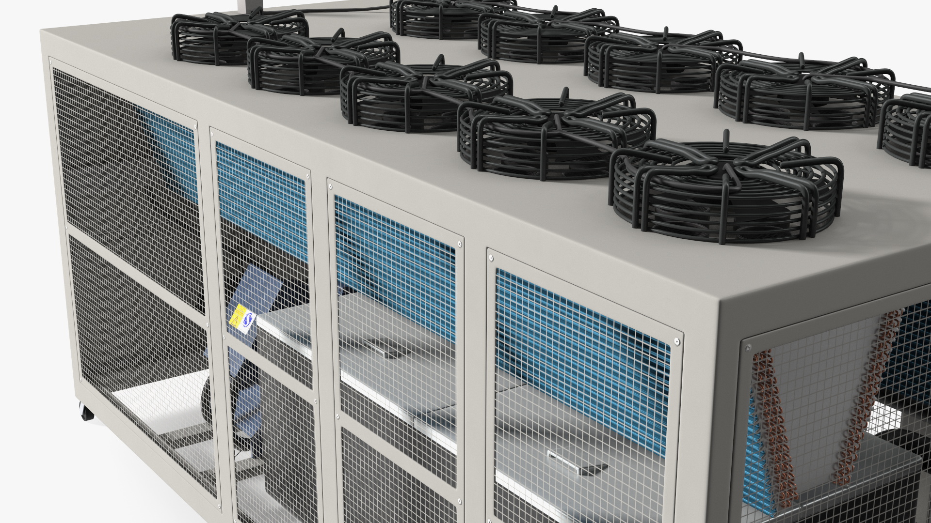 Screw Chiller for Fruit Puree 3D model