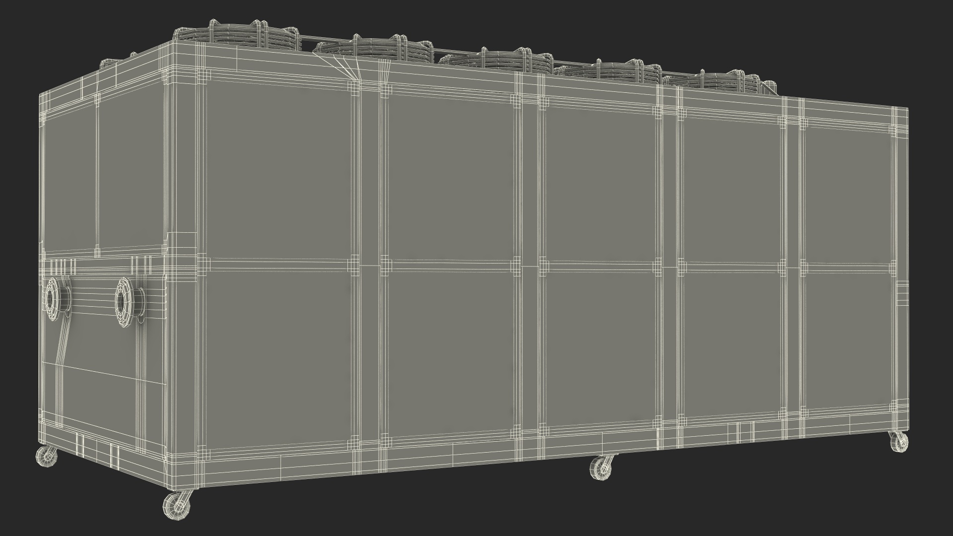 Screw Chiller for Fruit Puree 3D model