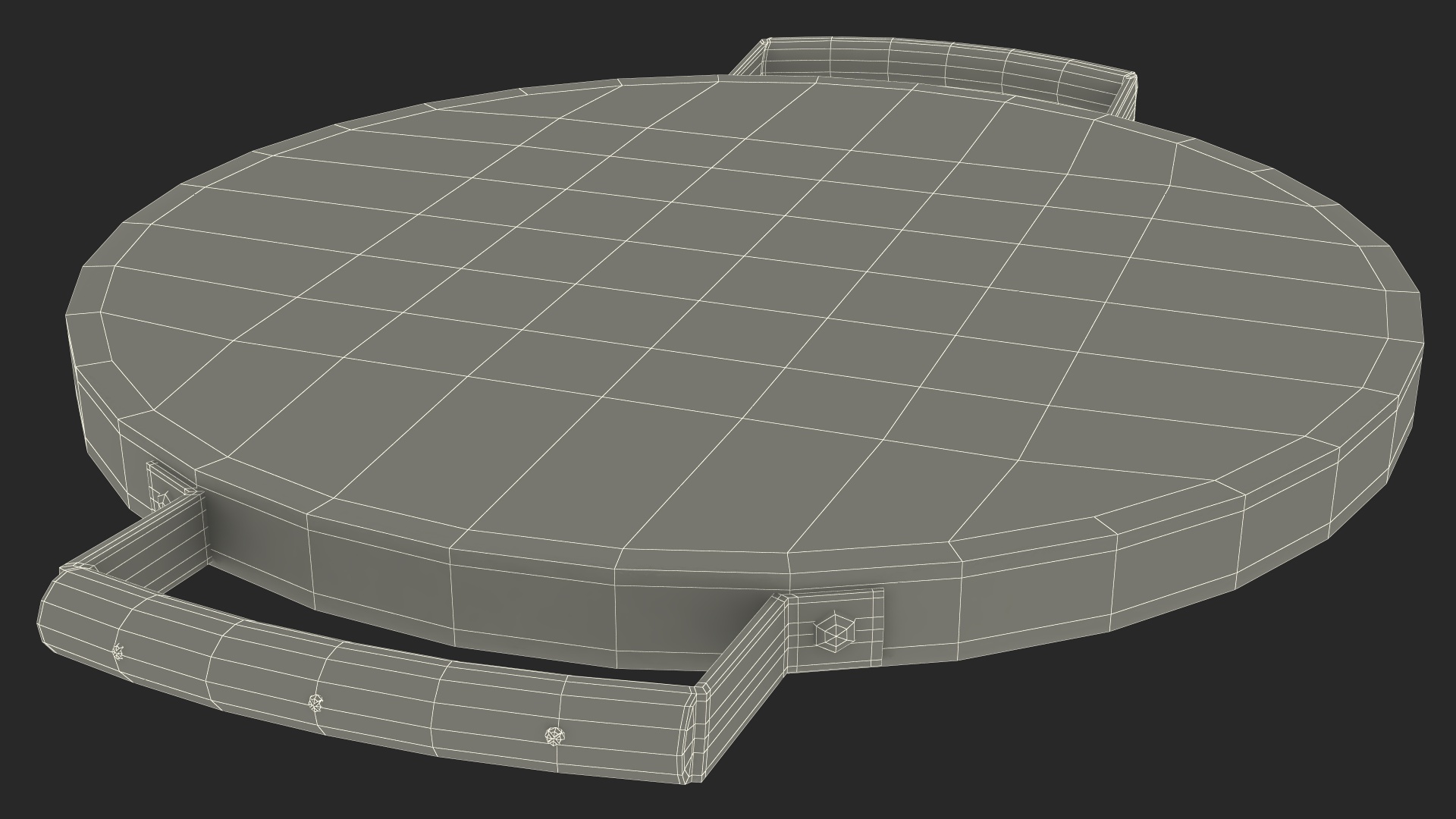 Flat Grill Pan 3D model