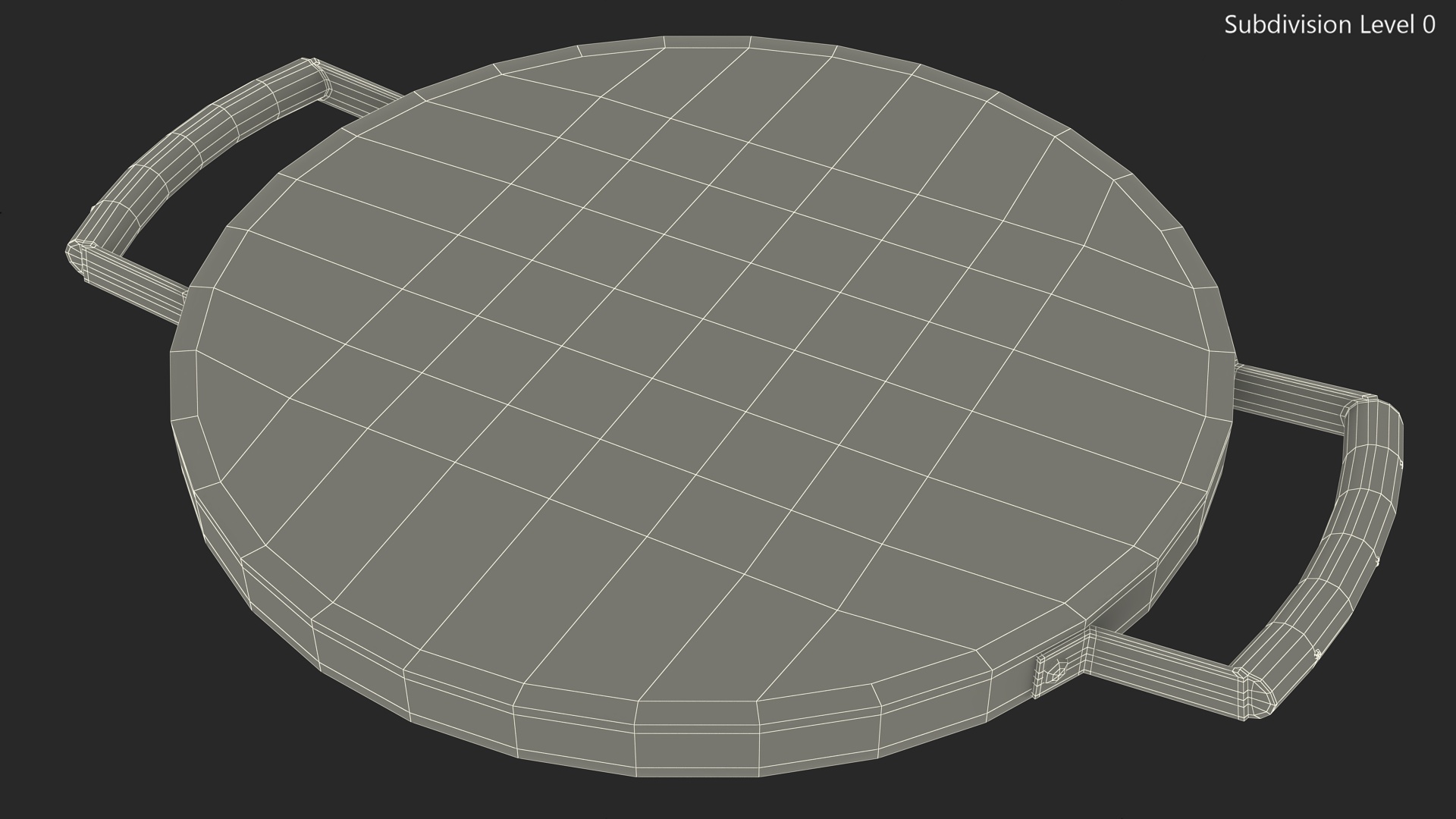 Flat Grill Pan 3D model