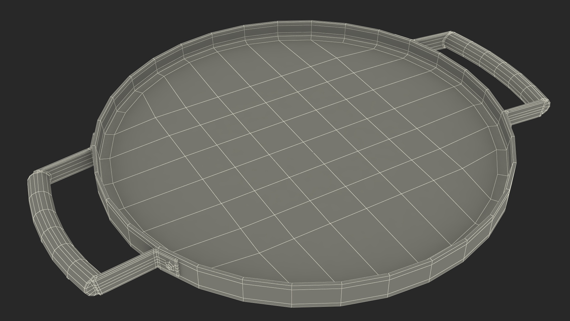 Flat Grill Pan 3D model