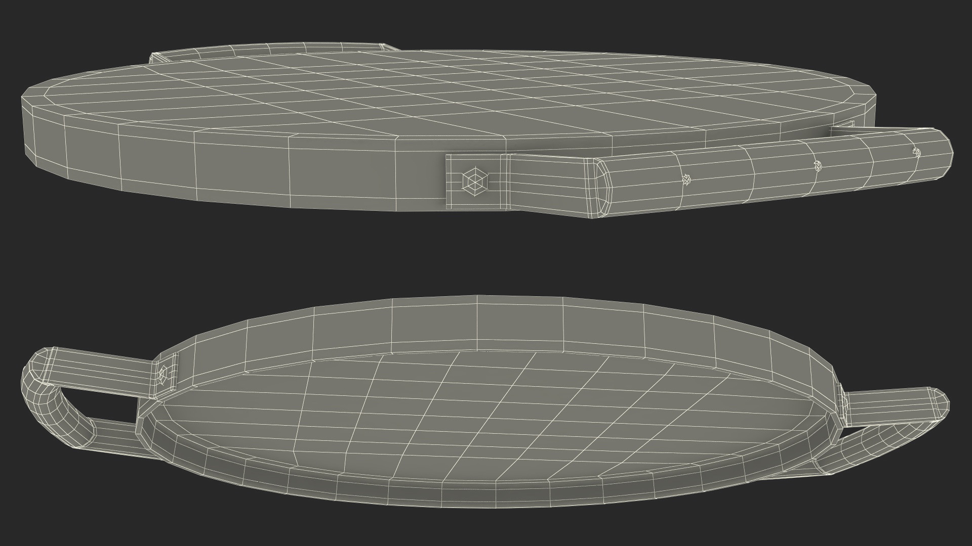 Flat Grill Pan 3D model
