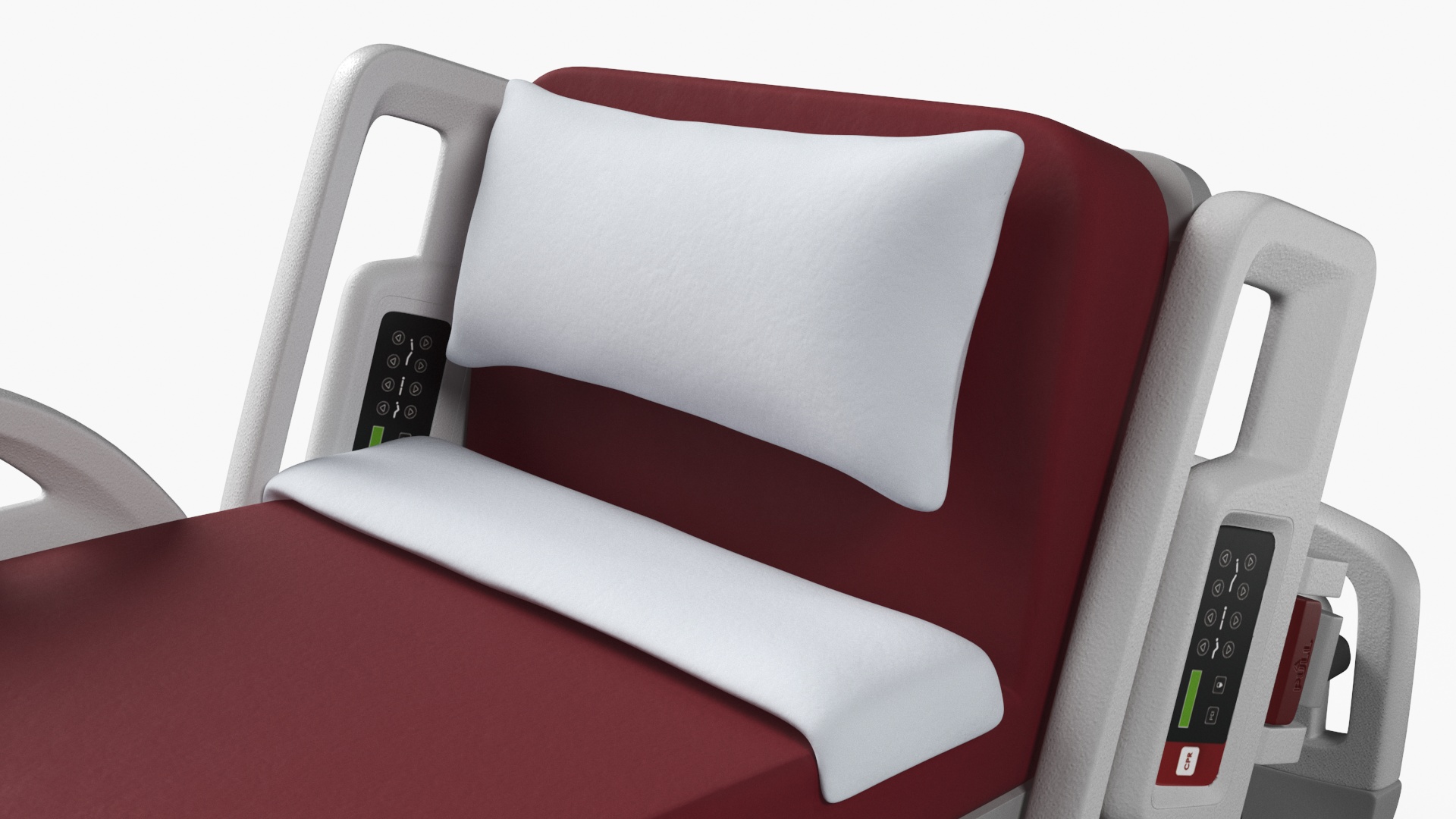 Smart Hospital Bed Rigged for Maya 3D model