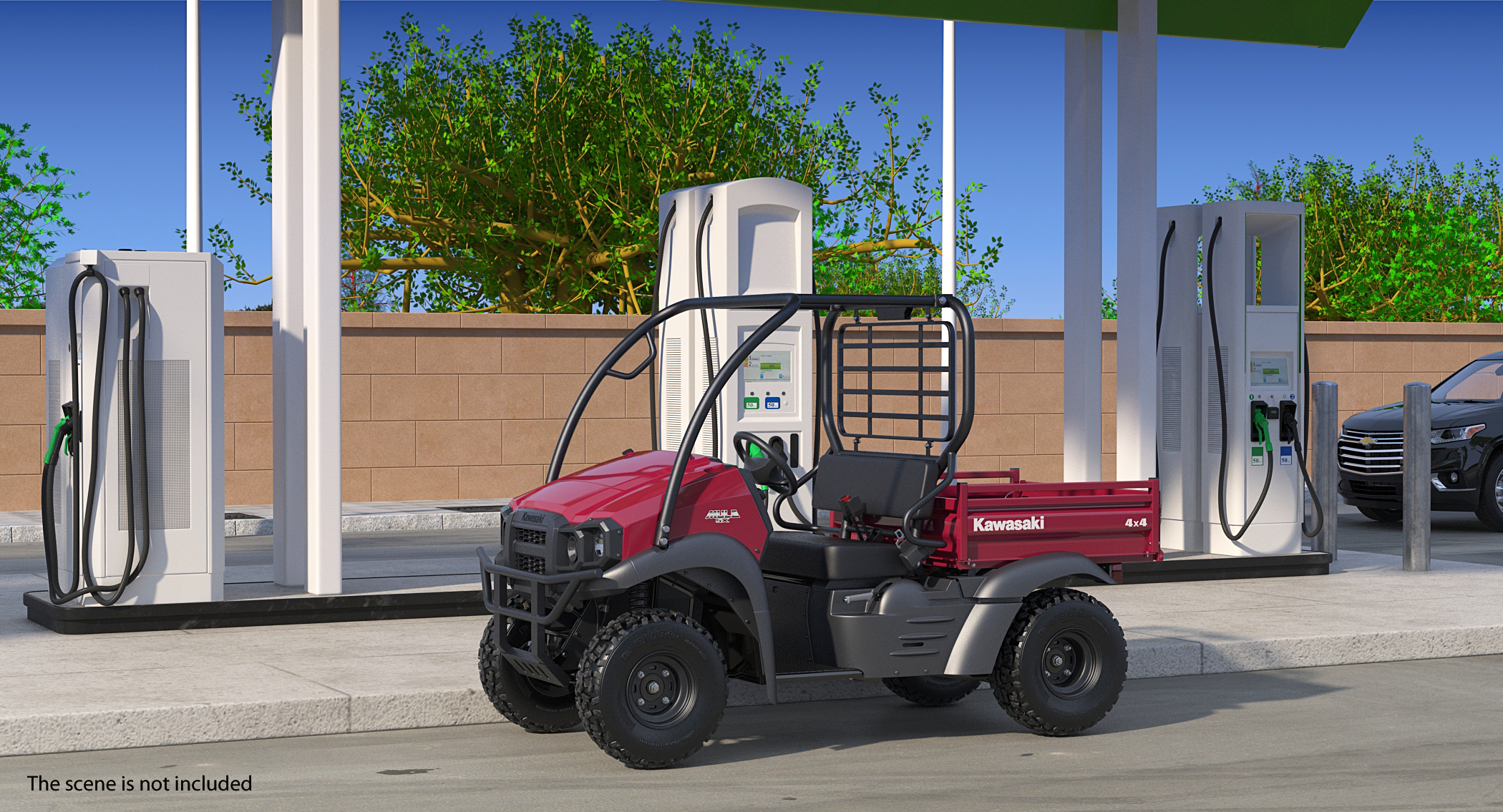 3D model 2019 Kawasaki Mule SX 4x4