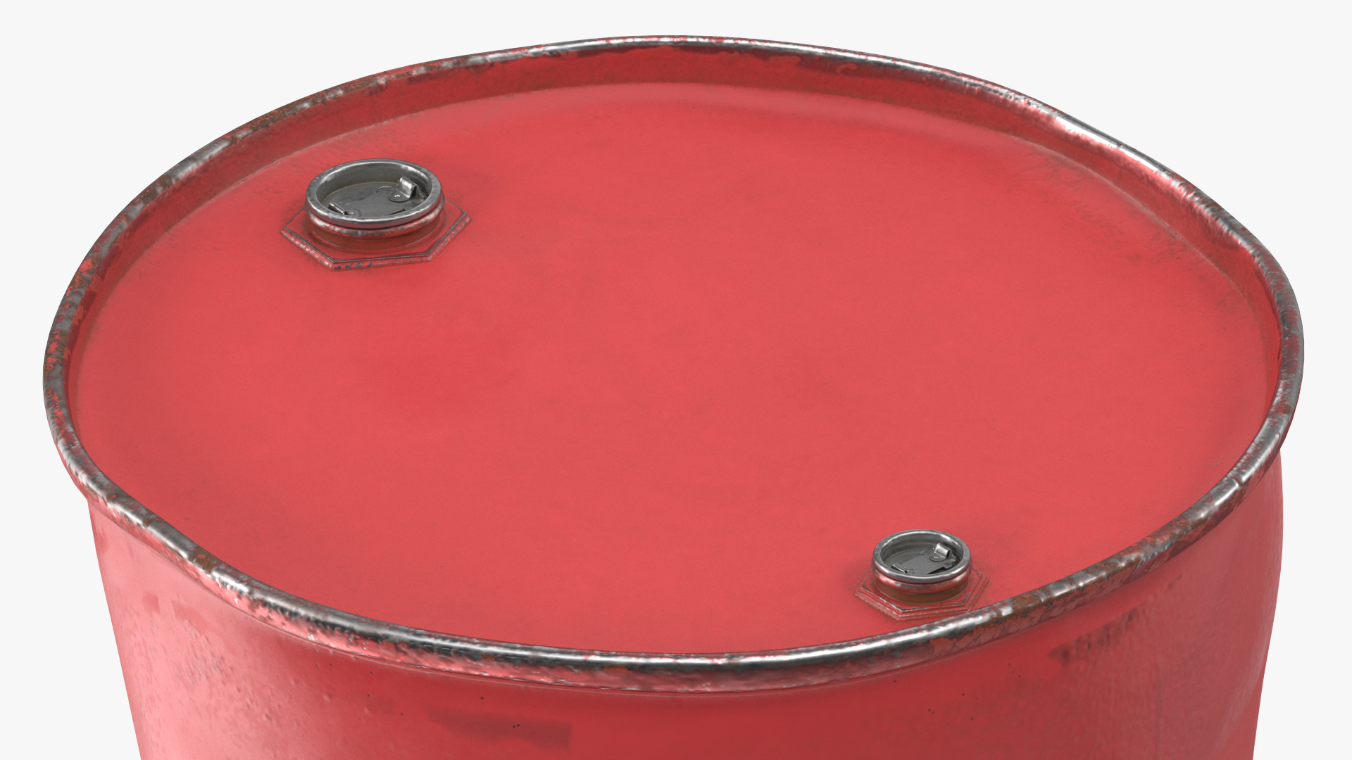 Rusty Crude Oil Barrel 3D