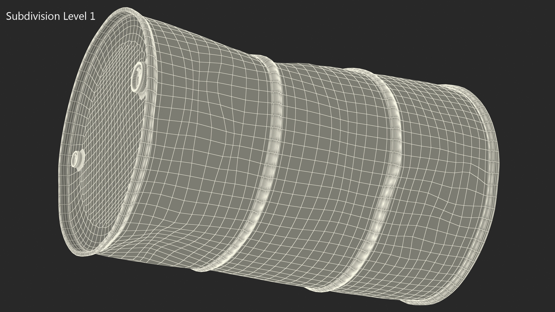 Rusty Crude Oil Barrel 3D