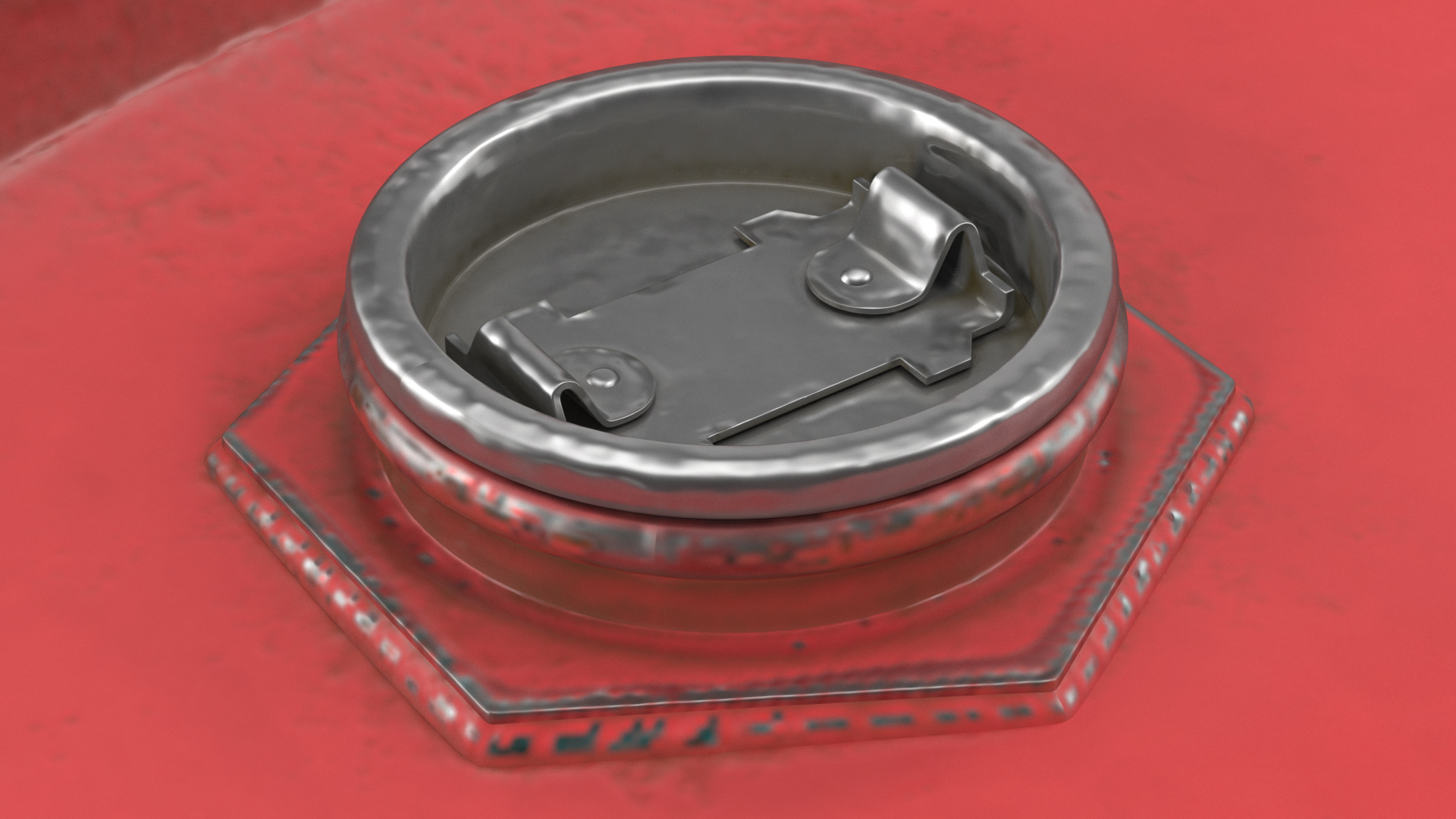 Rusty Crude Oil Barrel 3D