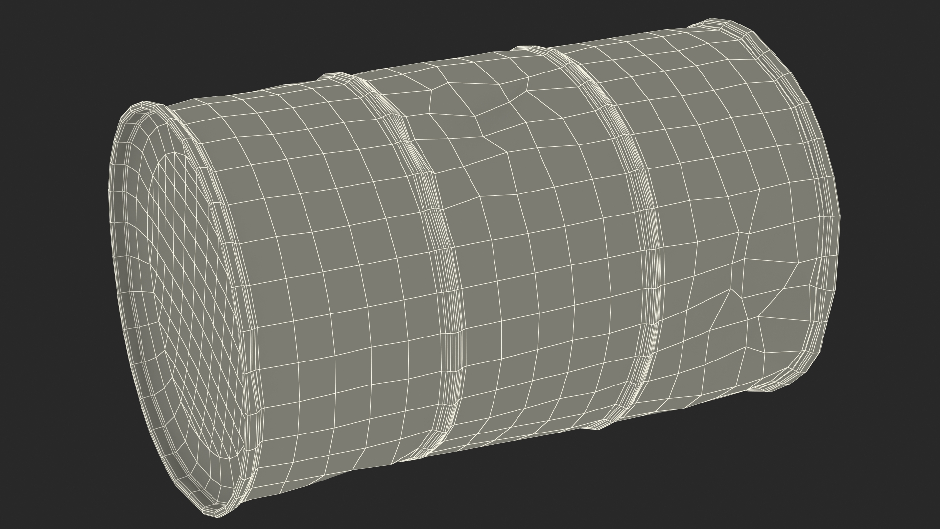 Rusty Crude Oil Barrel 3D